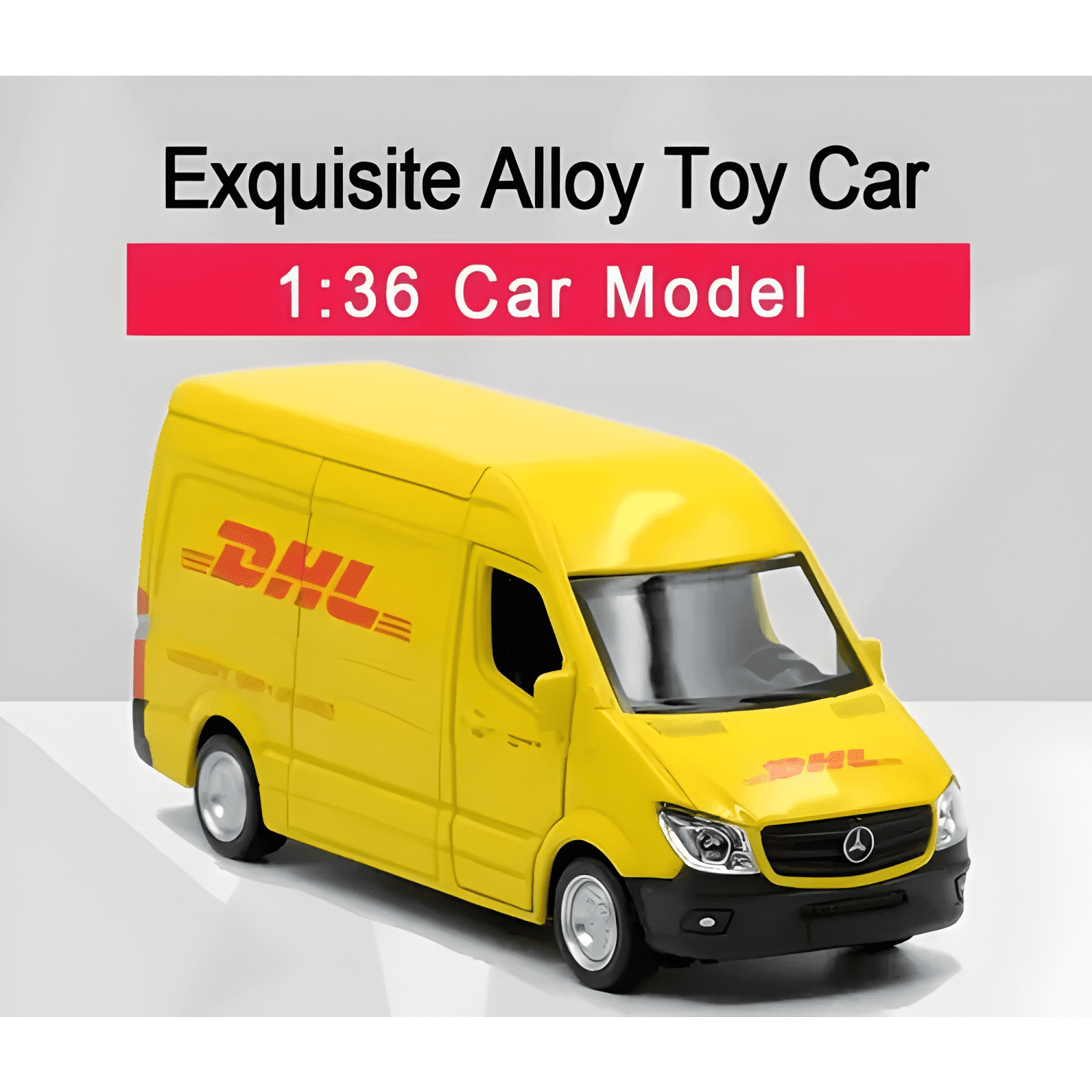 Furgón Mercedes Benz Sprinter DHL escala 1:36-2