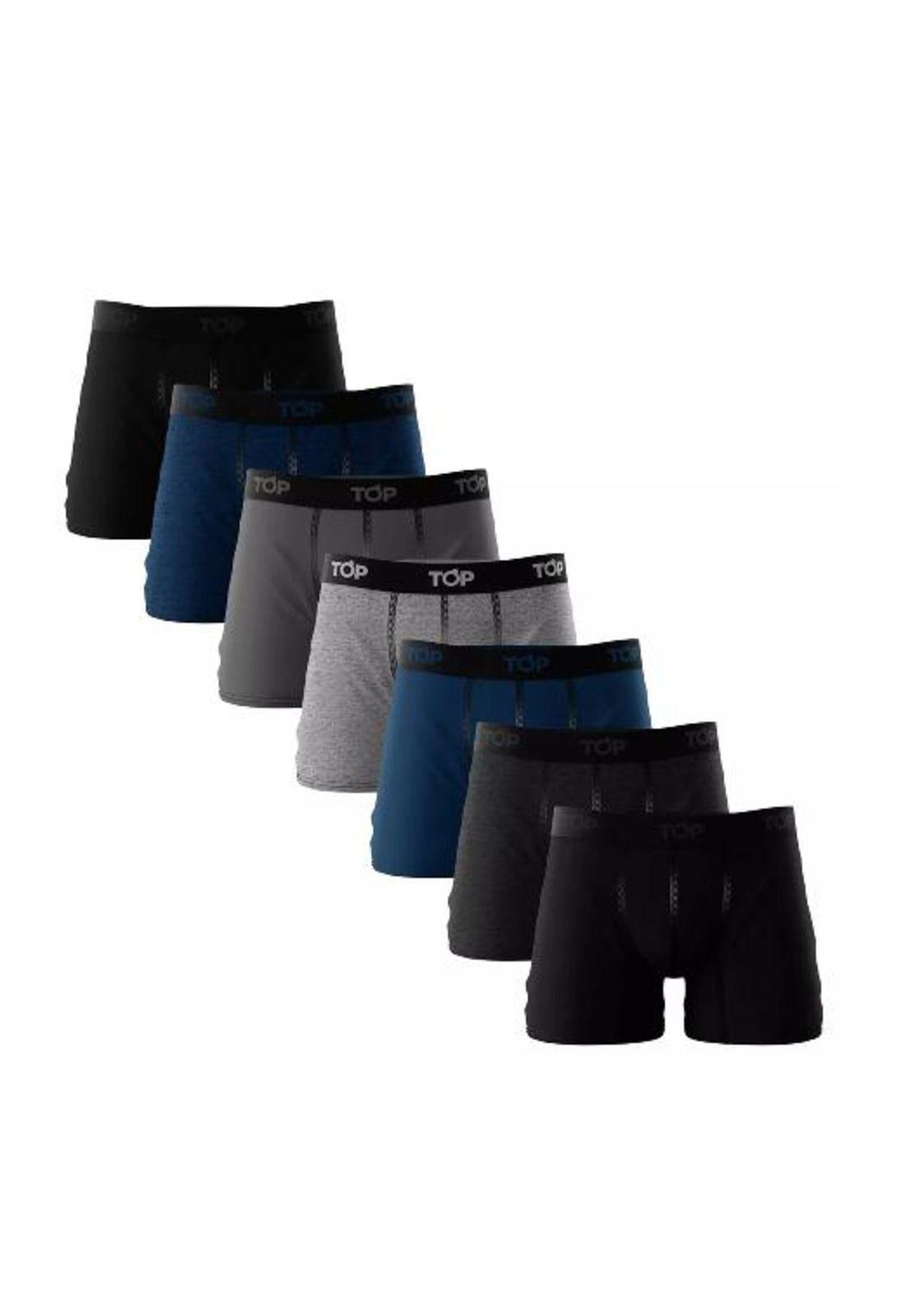 Bóxer medio algodón talla L, pack de 7, C5 Top-2
