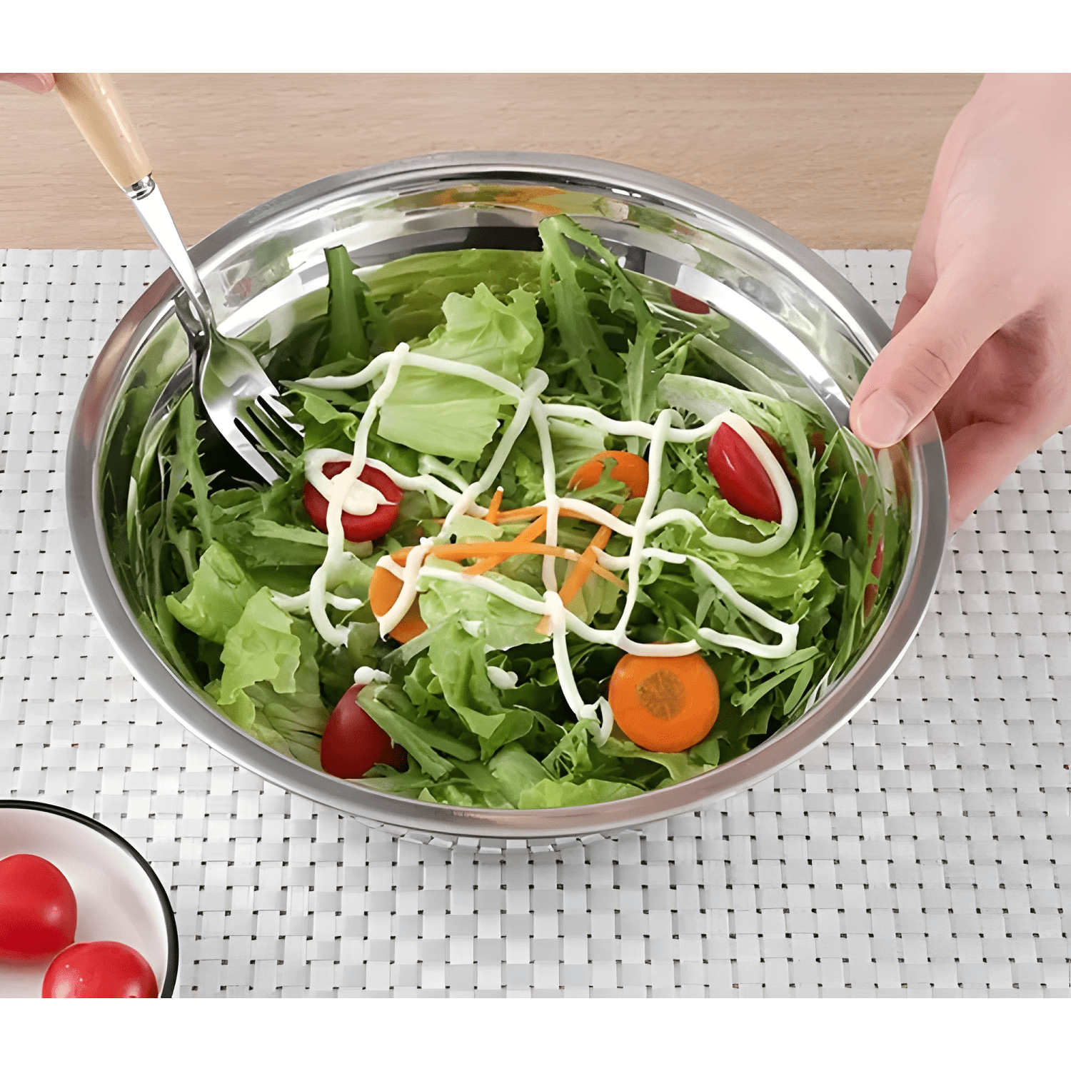 Pack 12 bowl profundo 28 CM acero repostería cocina-2