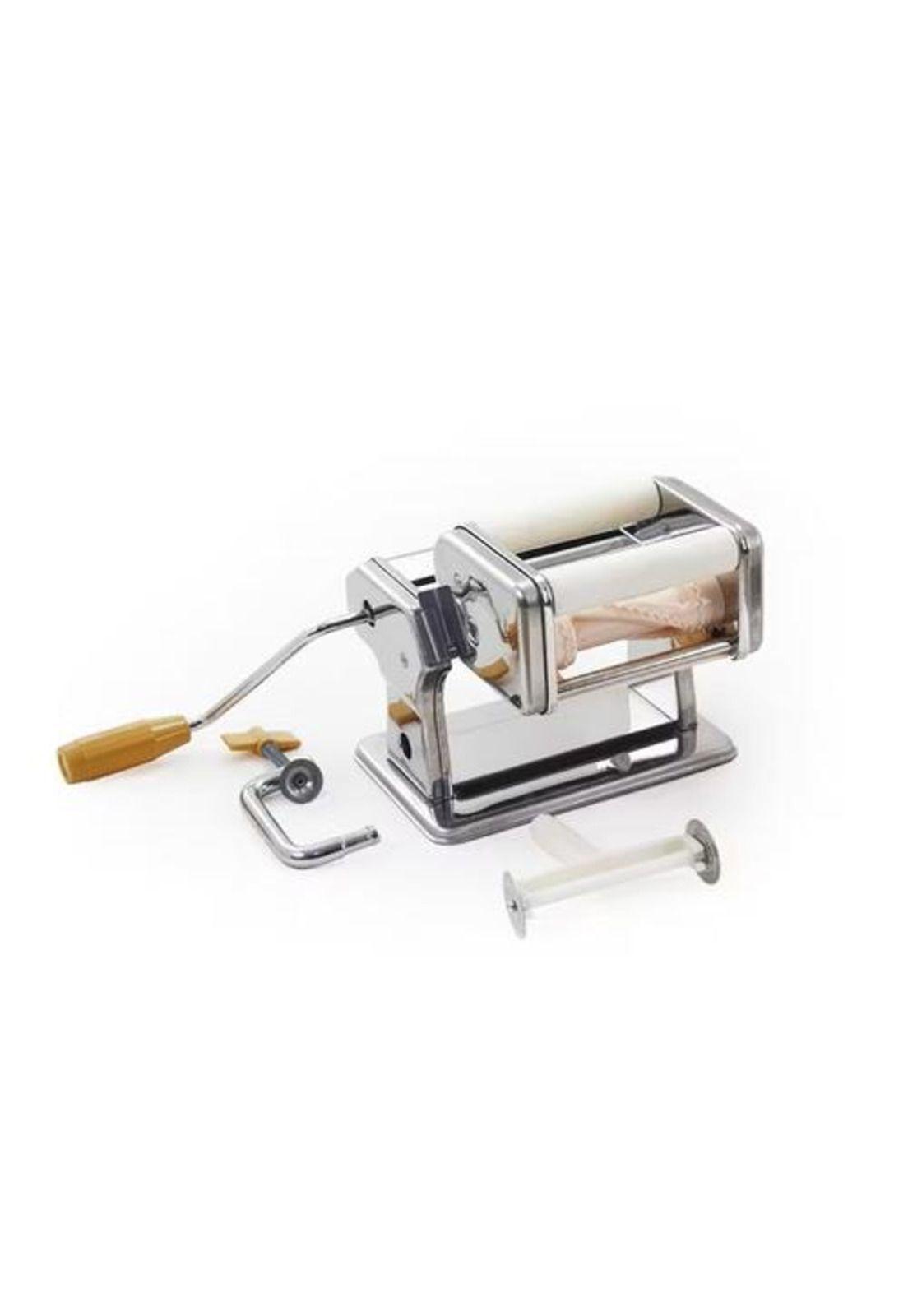 Máquina para hacer pasta ravioli color acero-0