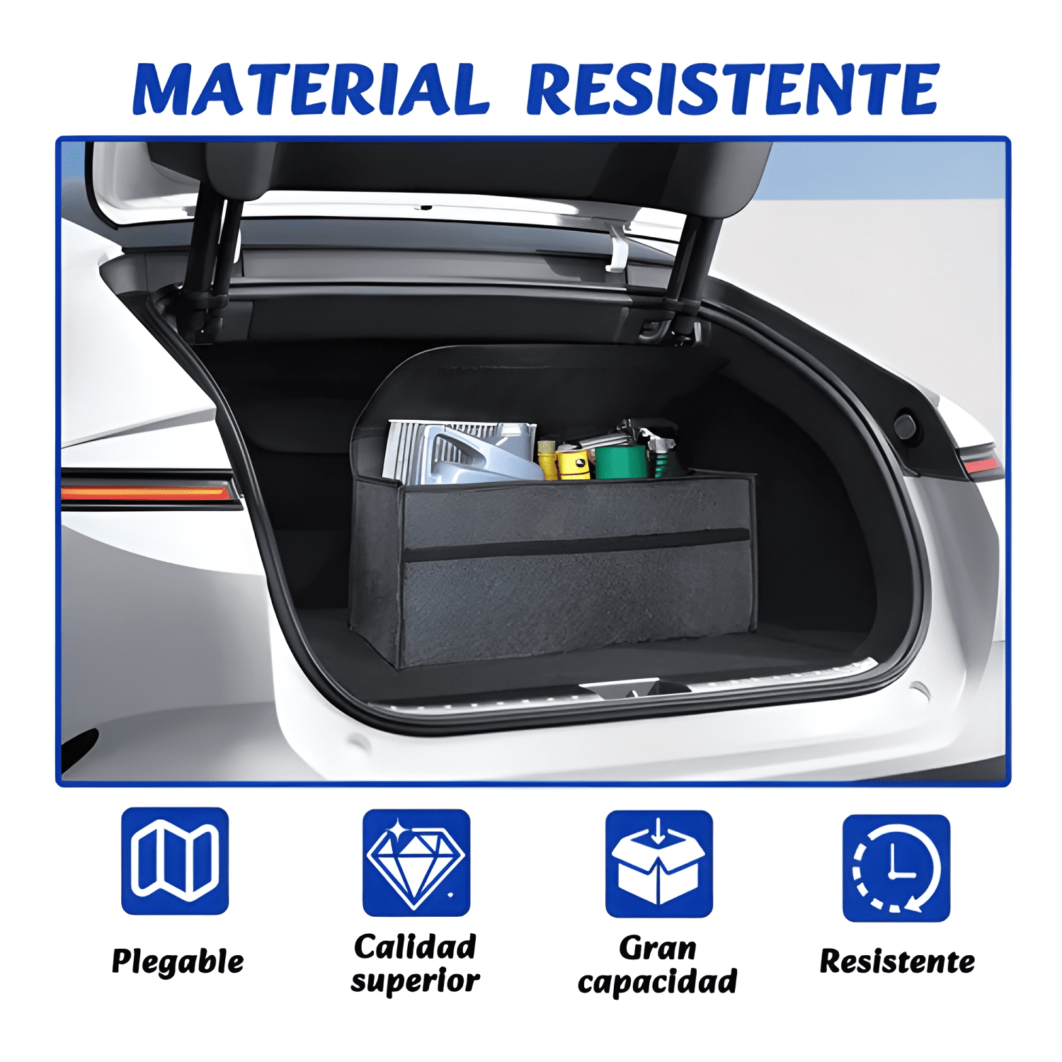 Bolsa Almacenamiento Automóvil Organizador De Maletero Coche-2