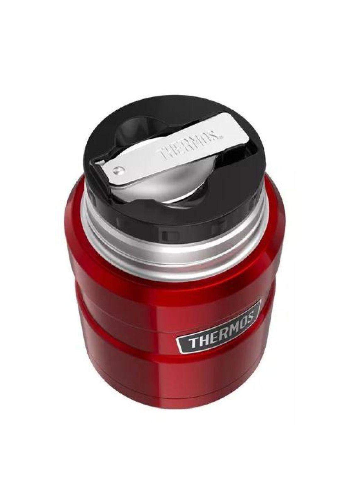 Termo de Comida King - Acero Inoxidable, 470 ml, Rojo - Thermos-4