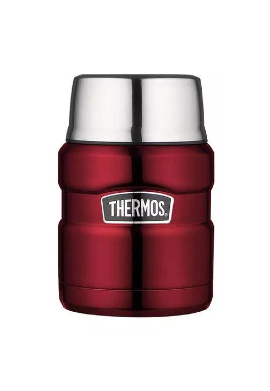Termo de Comida King - Acero Inoxidable, 470 ml, Rojo - Thermos-6