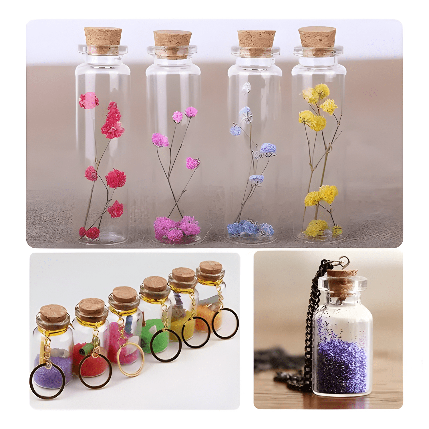 Pack 20 frascos pequeños vidrio con tapa 3x5 cm 25 ml-3