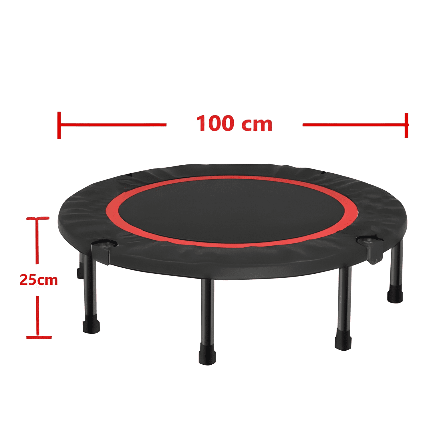 Trampolín plegable portátil Home Fitness 100 cm #5-3