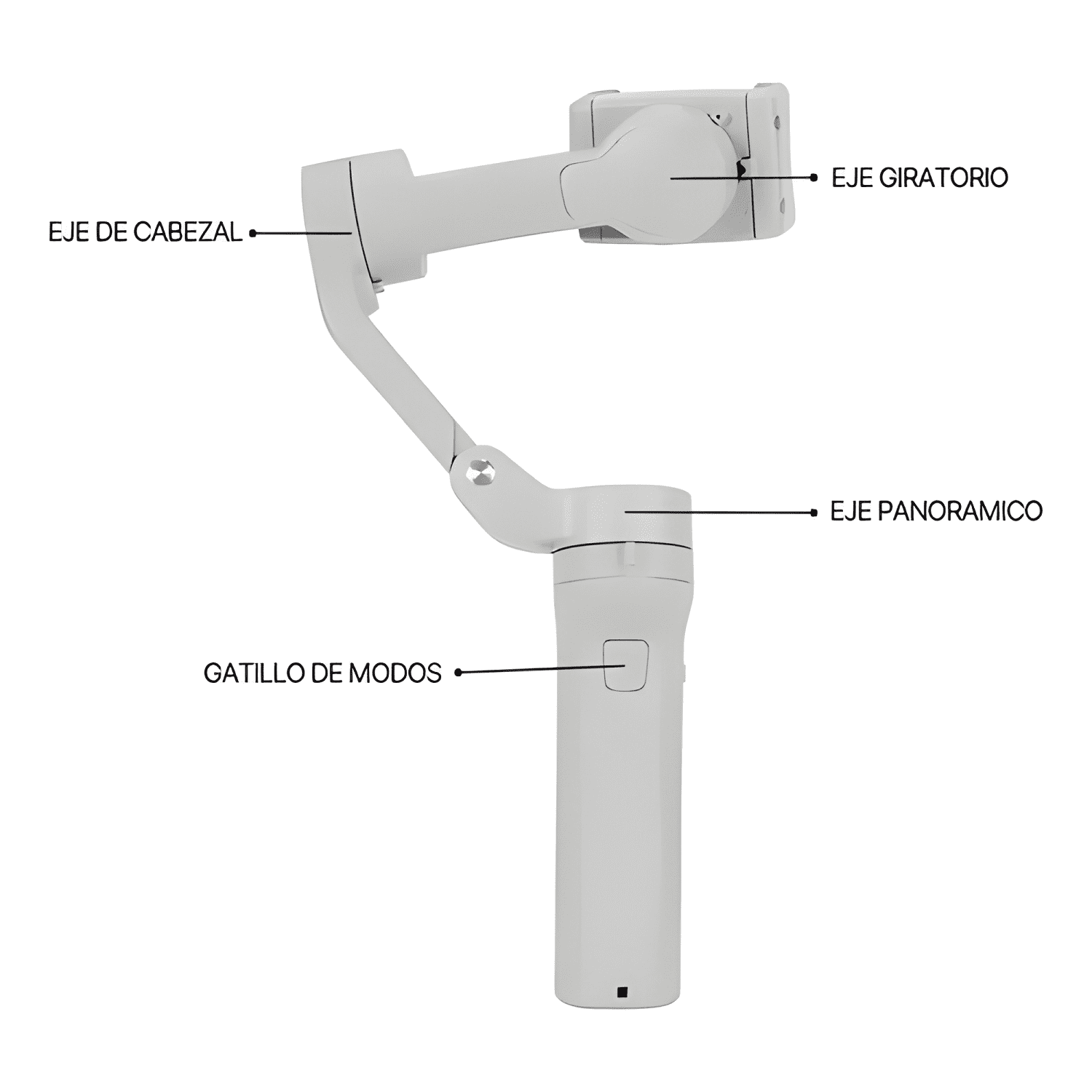 Gimbal Estabilizador Para Celular 3 Ejes Android Iphone APP-4