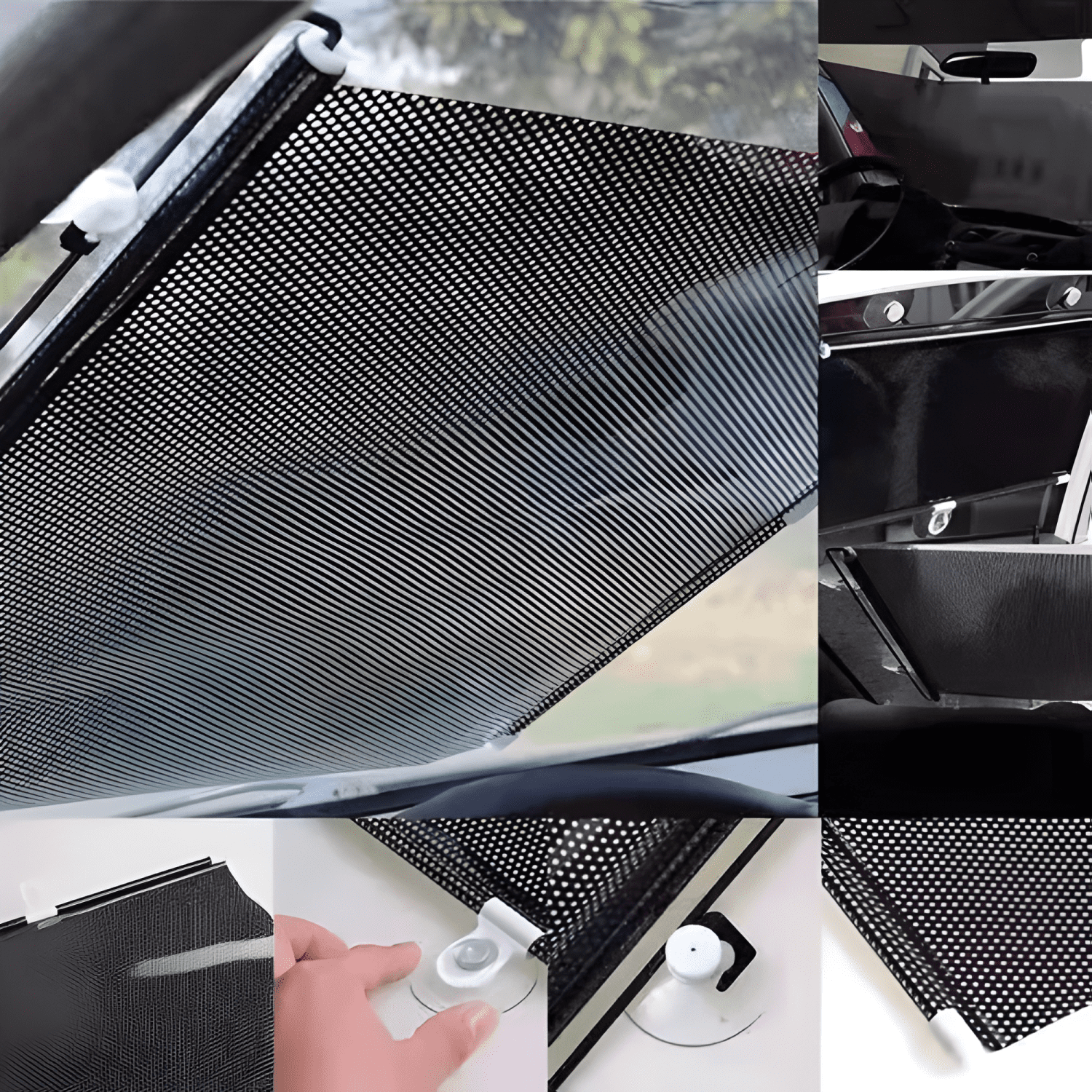 Quitasol Retractil Parasol Enrollable Parabrisas Auto Plus-3