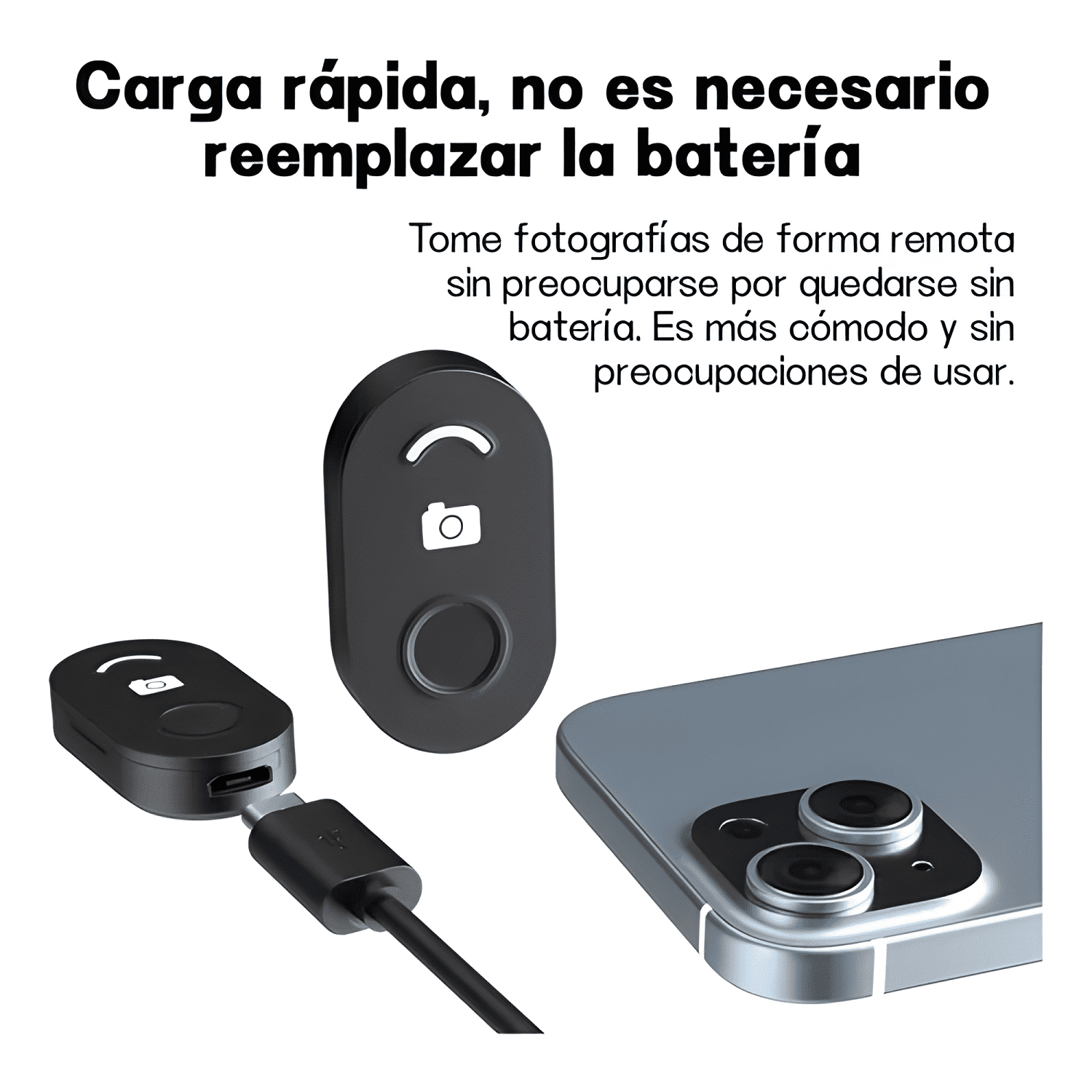 Trípode para Selfies 17.5-105 cm con Luz LED 3 Niveles #8-2