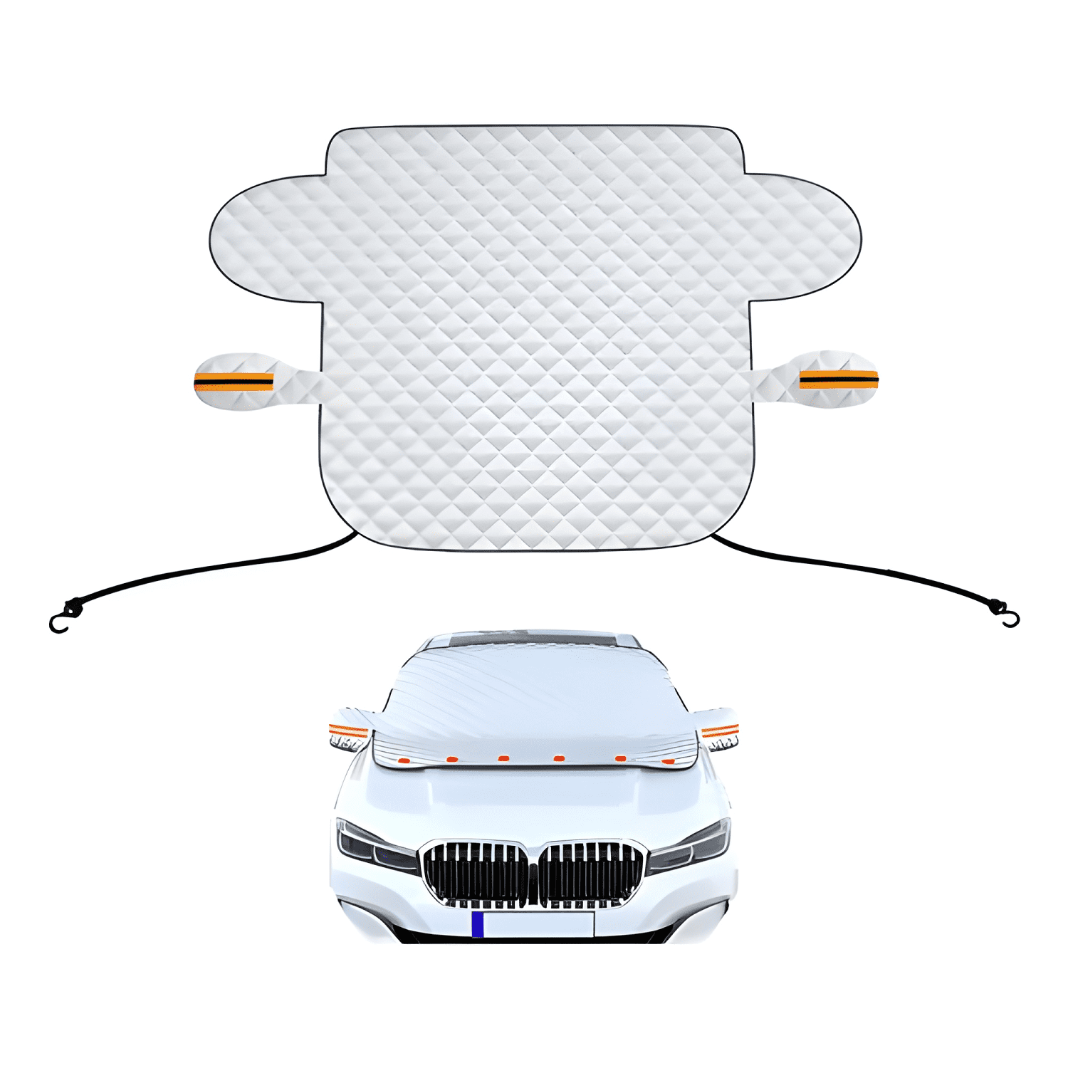 Funda Protectora Sol y Nieve Cubre Parabrisa Automóvil SE-3
