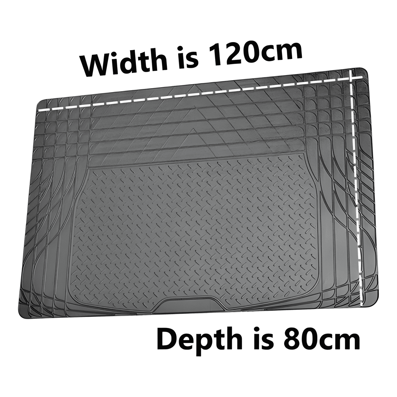 Protector Maletero Auto SUV Antideslizante 120x80cm-3