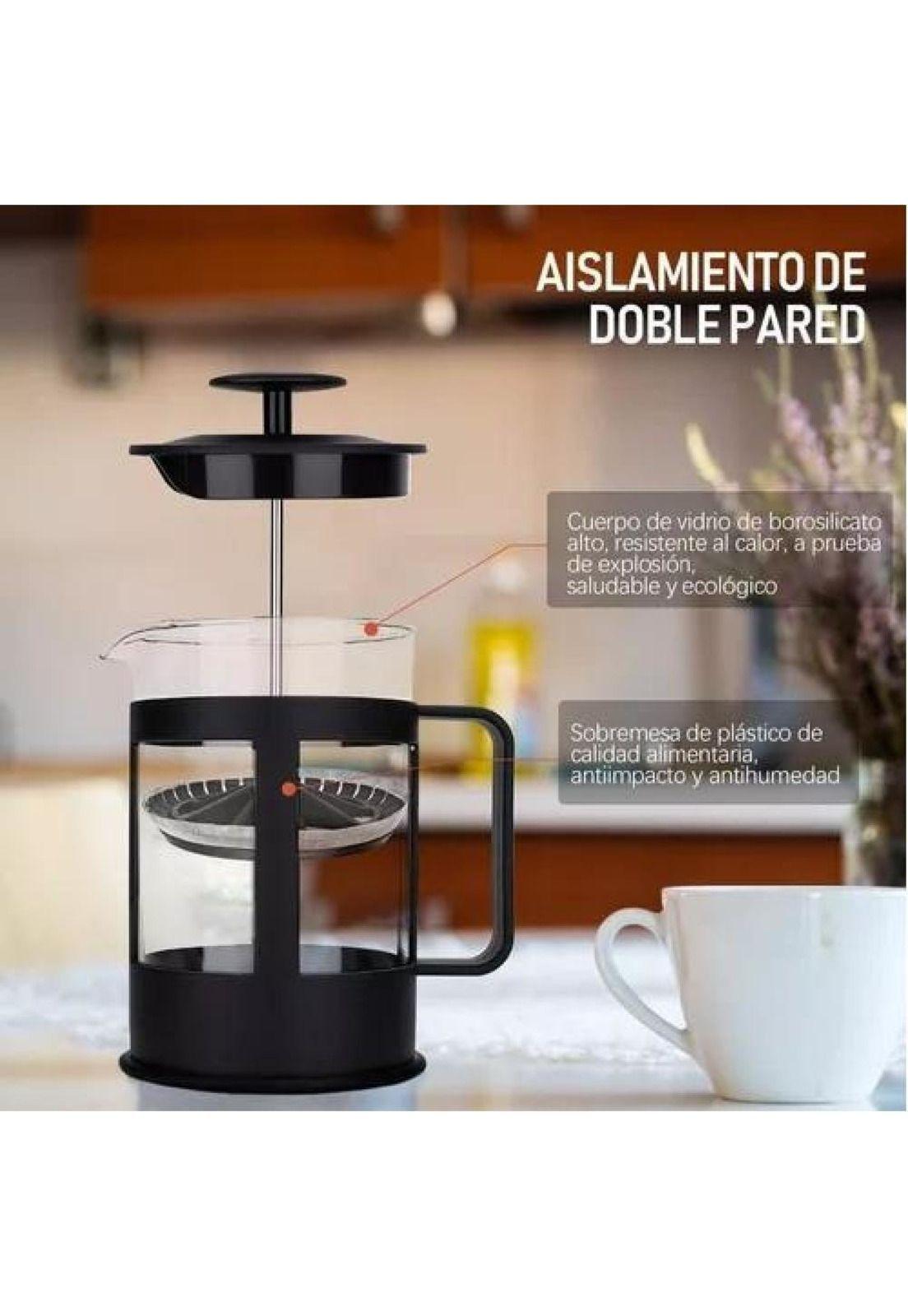  Prensa Francesa, Espumadora 350 Ml -5