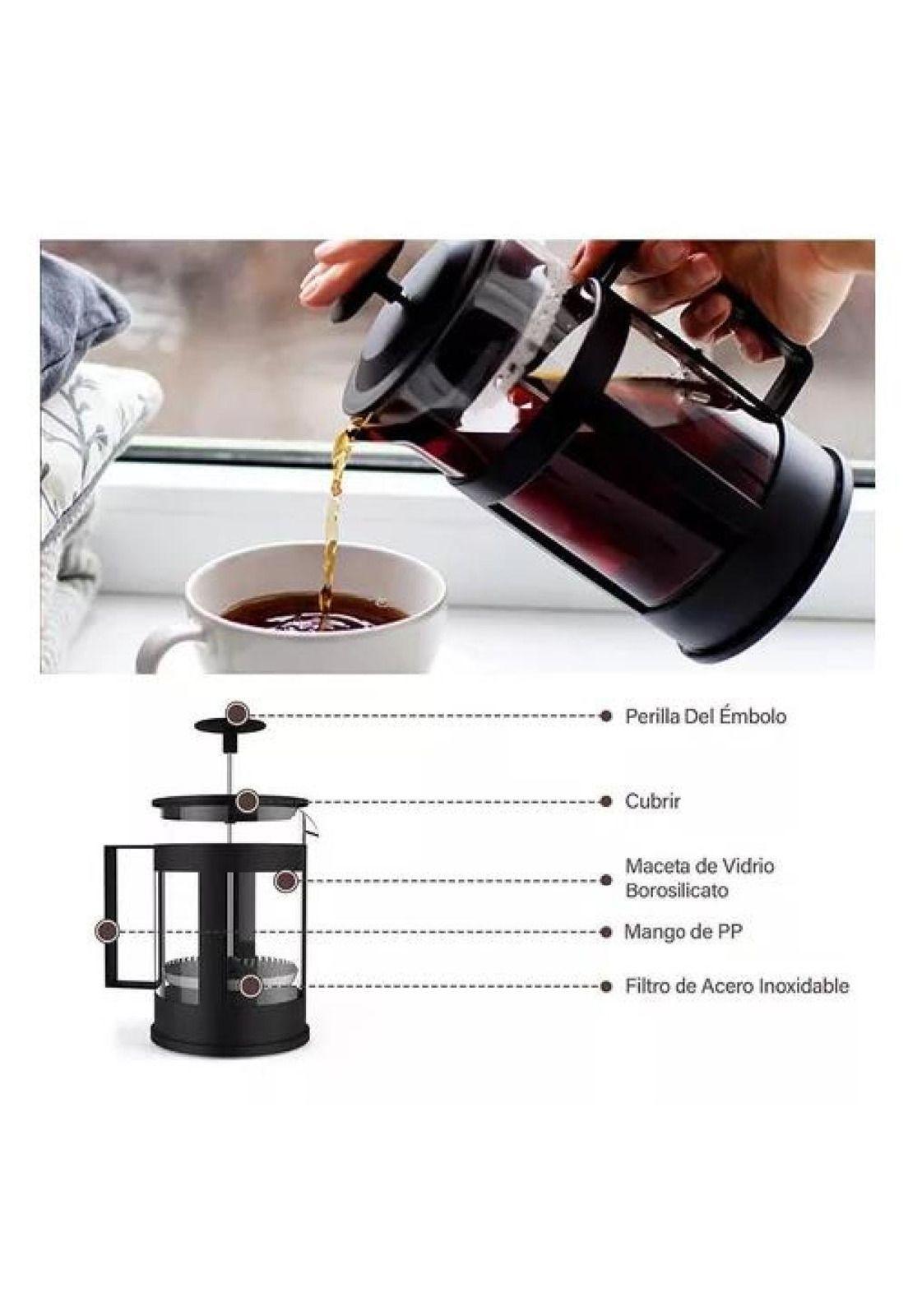  Prensa Francesa, Espumadora 350 Ml -6