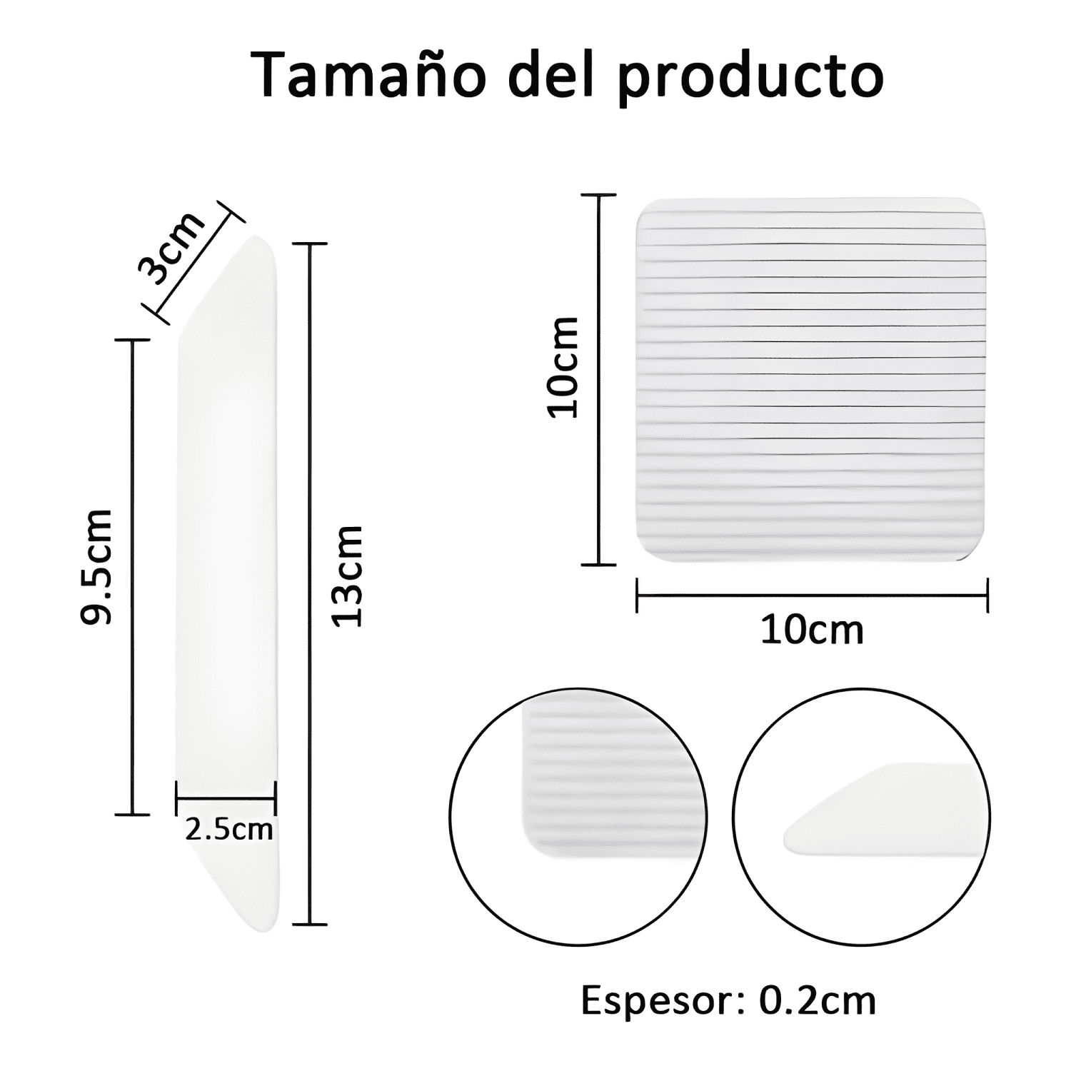 Almohadillas Para Fijar Alfombras Antideslizantes Pack X4 #1-2
