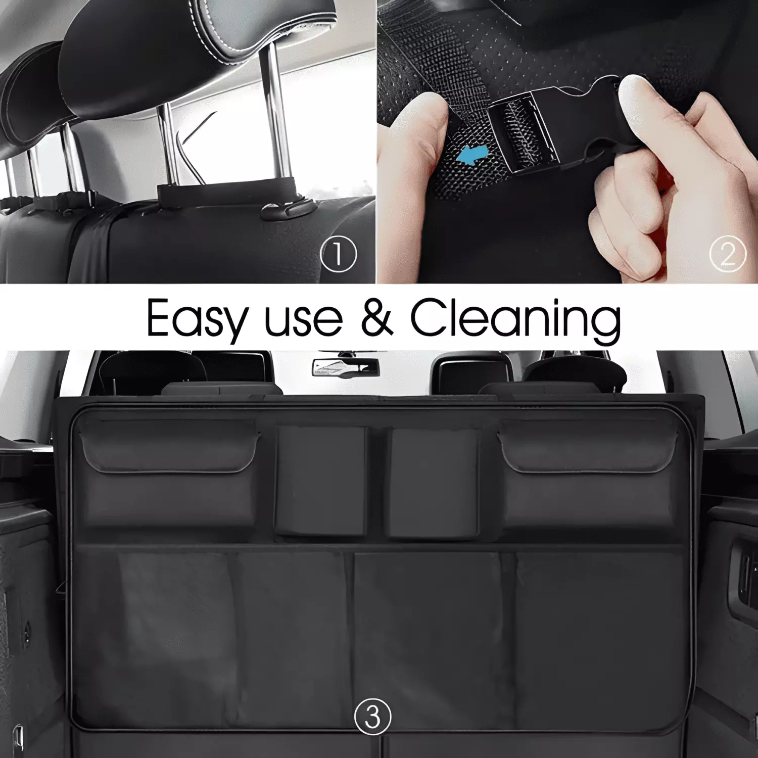 Organizador Maletero Coche Asiento Trasero Colgante Bol #711-3