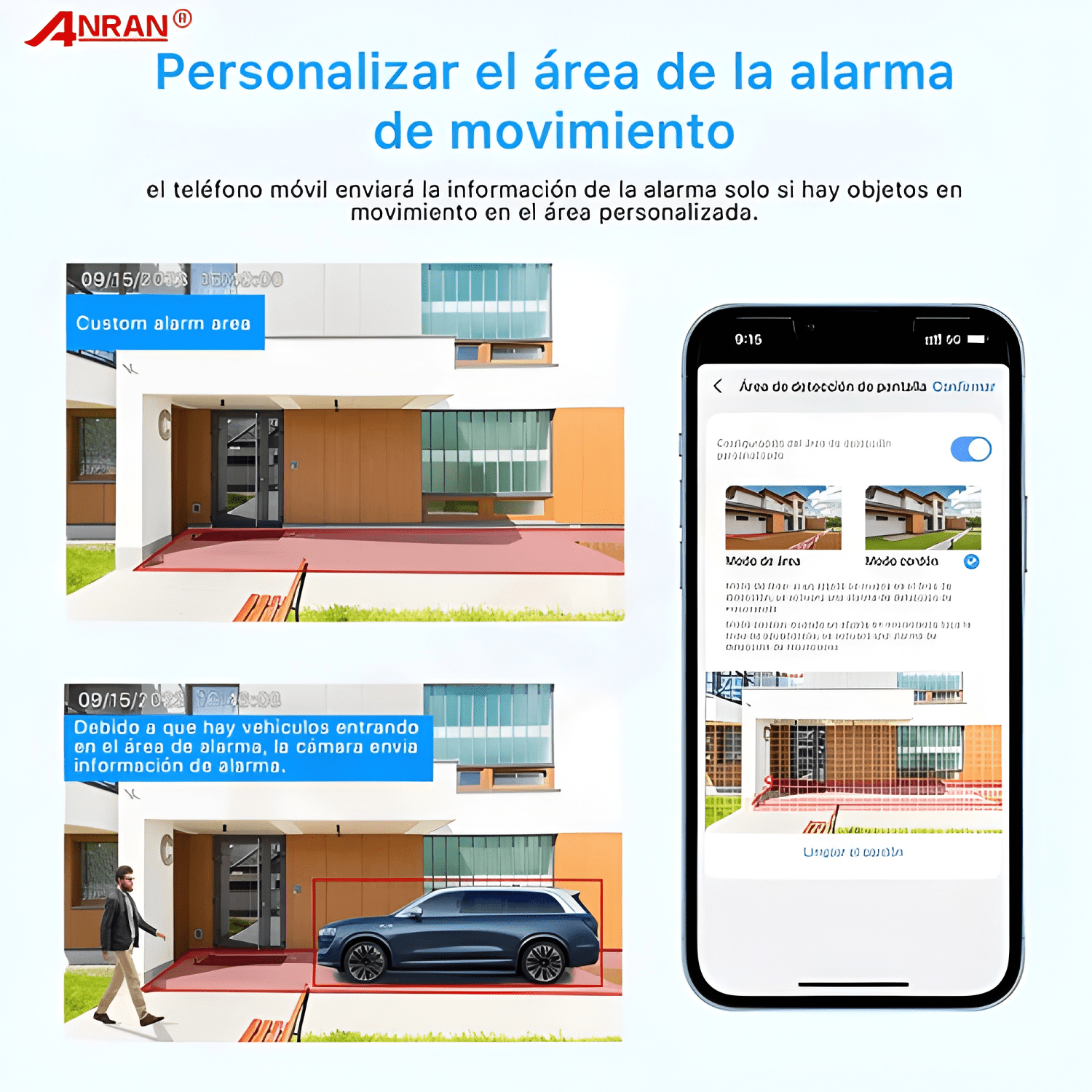 Anran 2pcs 5g Cámara de Seguridad Exterior Wifi Ip Hd Pro-4