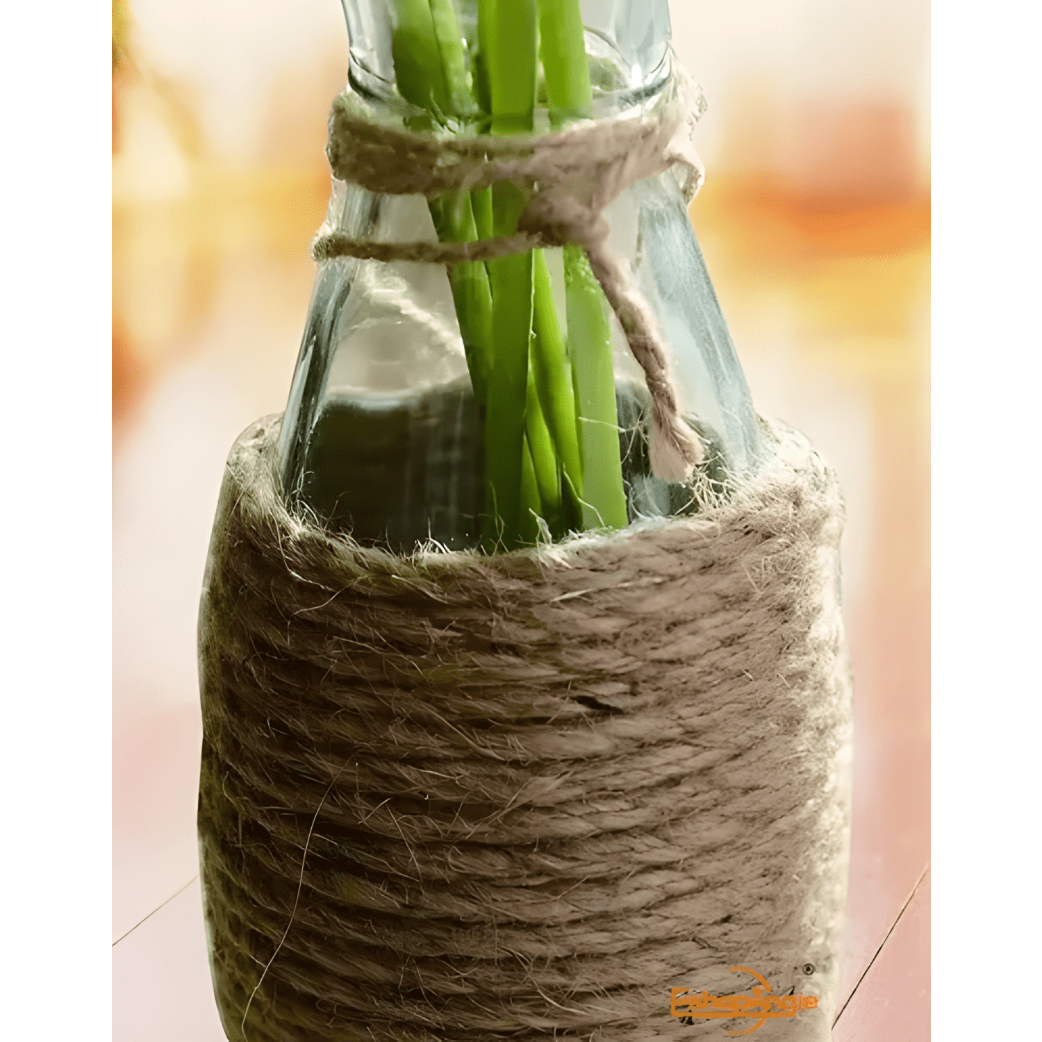 Cuerda cáñamo yute soga artesanías 300 m 3 mm beige-2