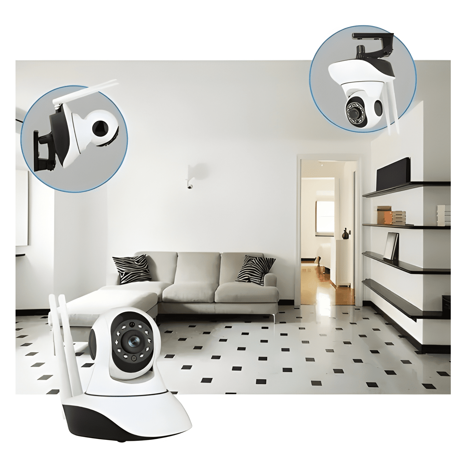 Camara Ip Wifi Hd Motorizada Vision Nocturna 360°/yoosee-3