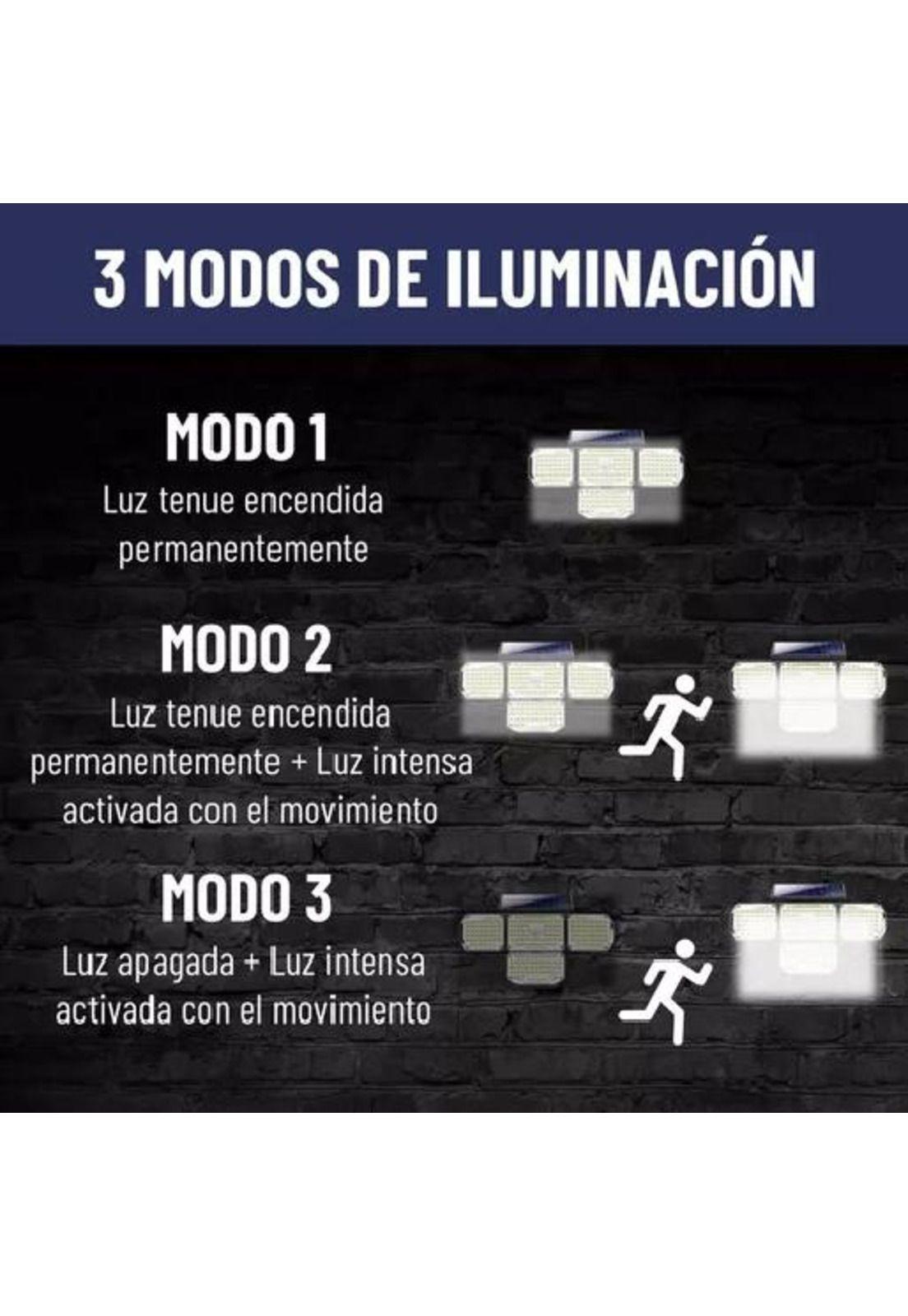 Foco led solar exterior Maxwell sensor movimiento 4 direcciones blanco-3