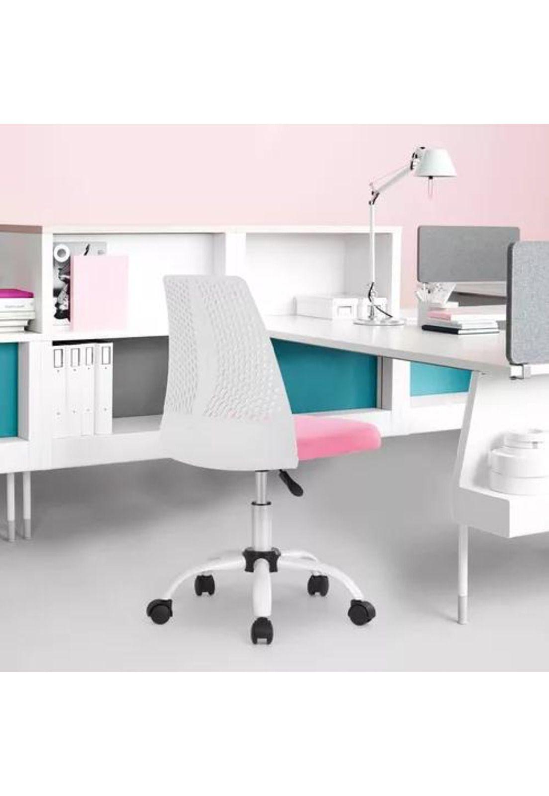 Silla de oficina ergonómica con soporte lumbar color multicolor-3