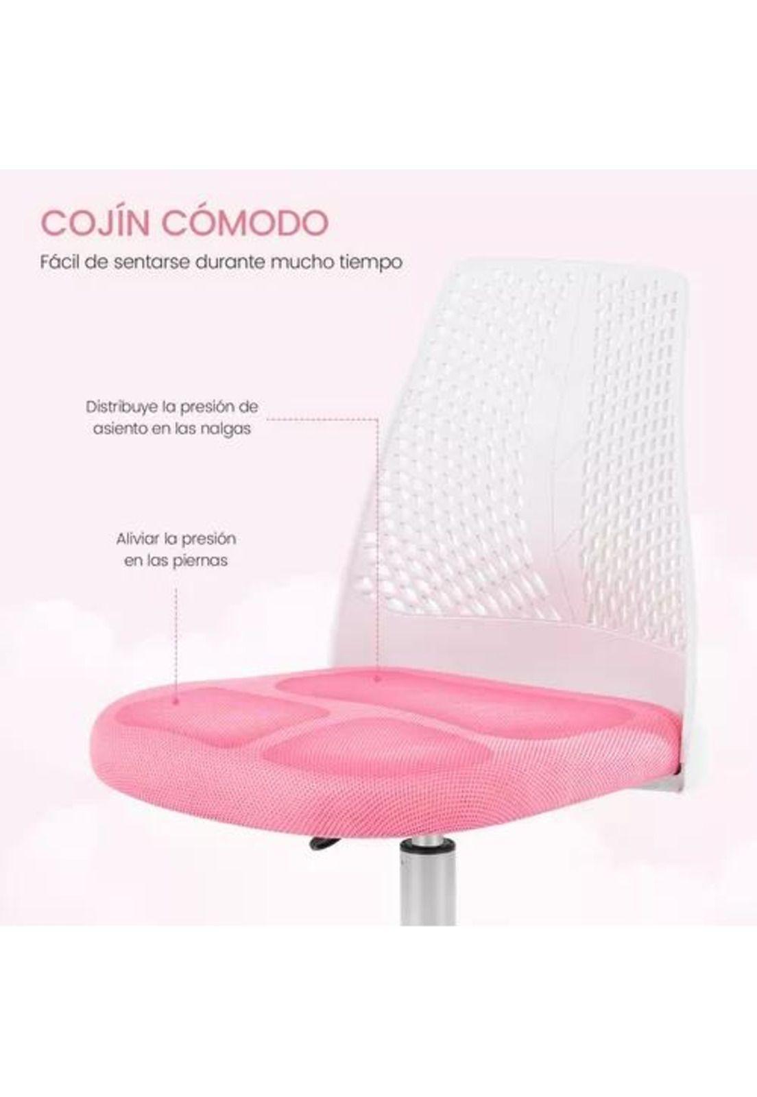Silla de oficina ergonómica con soporte lumbar color multicolor-4