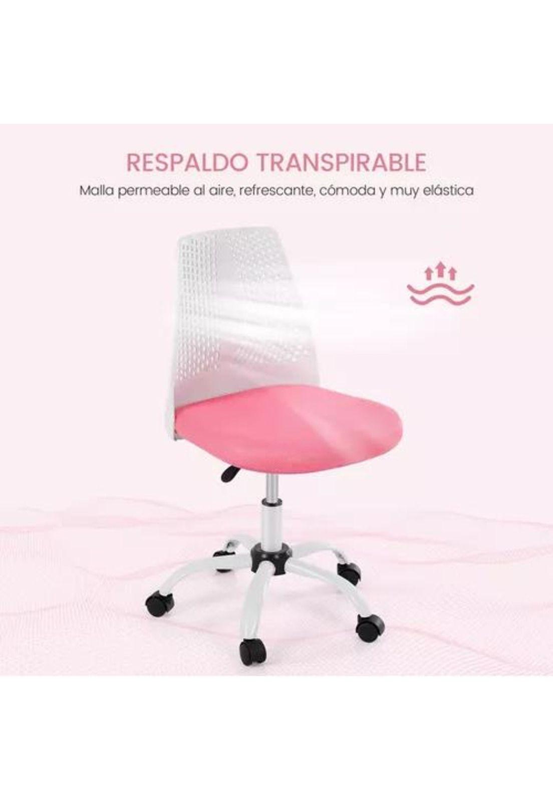 Silla de oficina ergonómica con soporte lumbar color multicolor-6