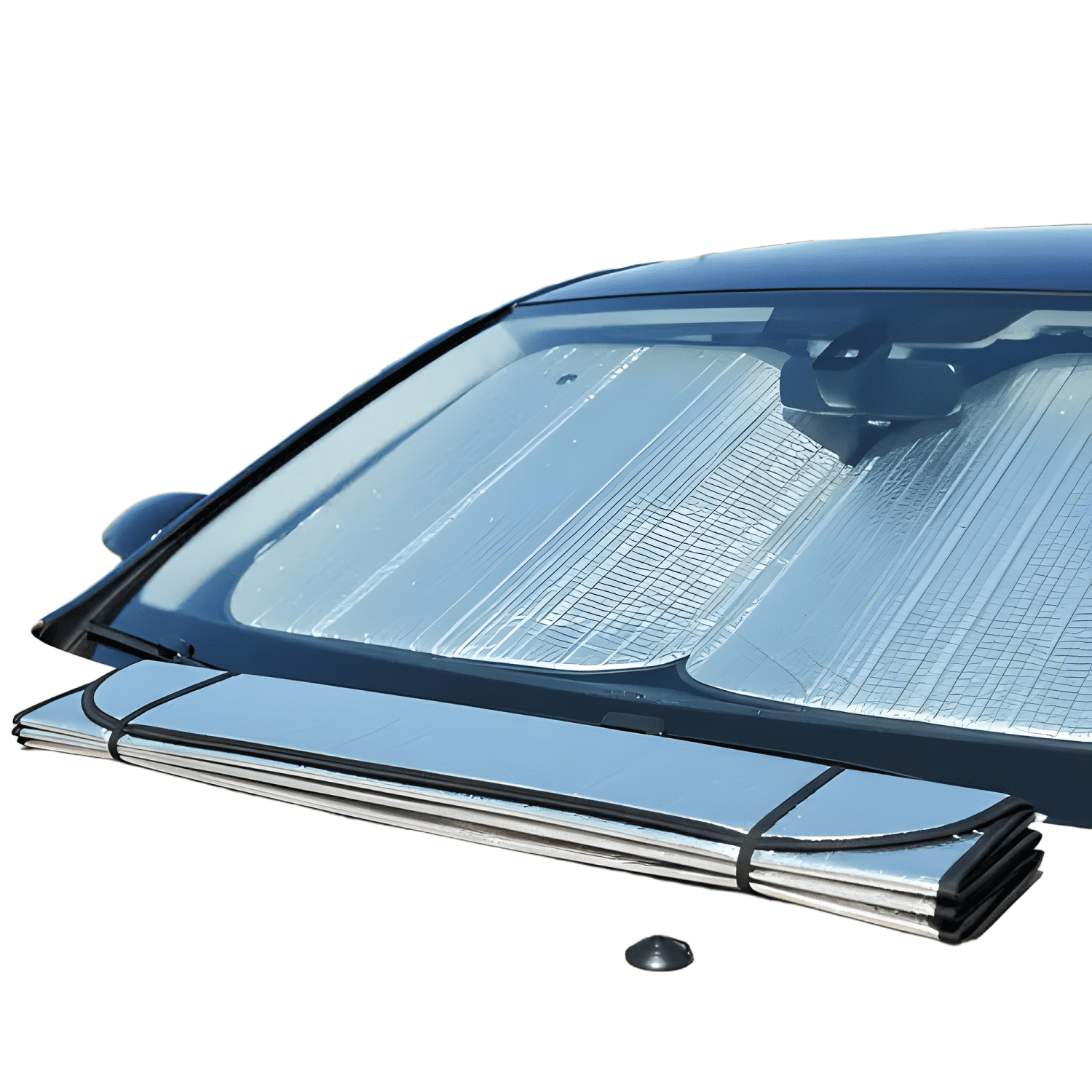Quitasol Parasol Auto Cubre Sol Protector Solar de Parabrisa-0