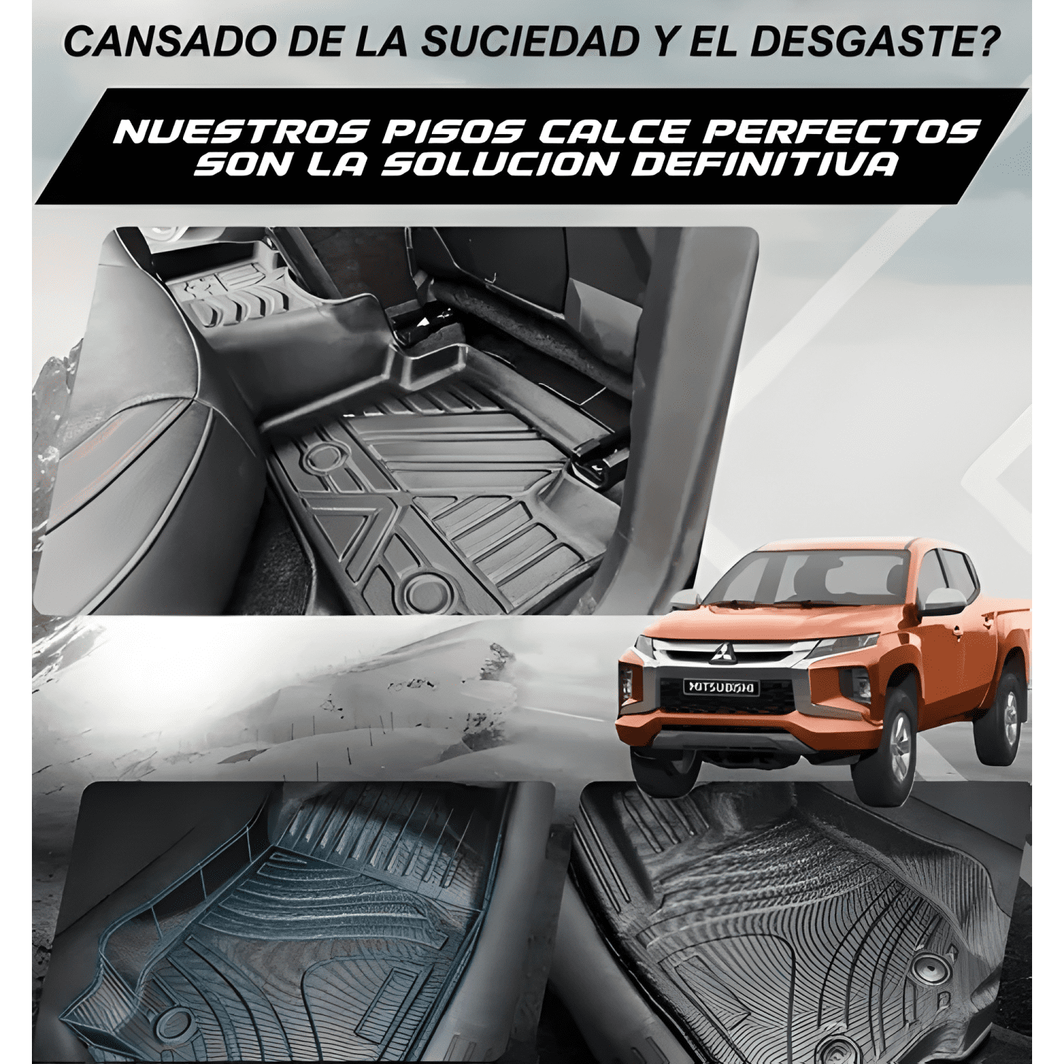 Pisos Calce Perfecto Para Mitsubishi l200 2019 Al 2023 #155-2