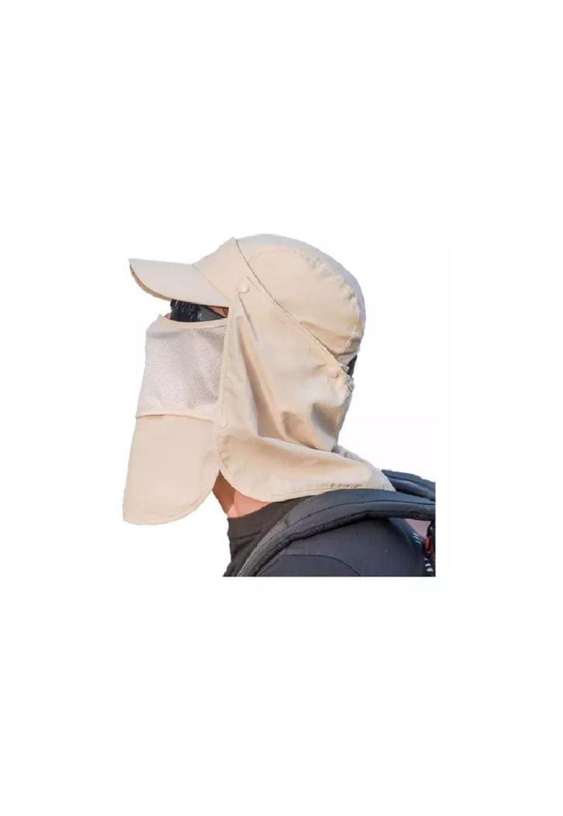 Gorro Visera para el Sol 4 en 1 Uso Diario Caqui-1