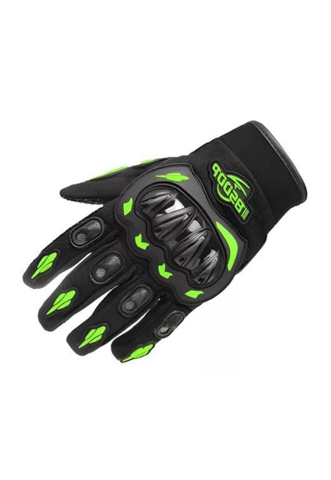 Guantes para Moto - Protección Invierno Impermeables Ciclismo Color Verde Talla L-0