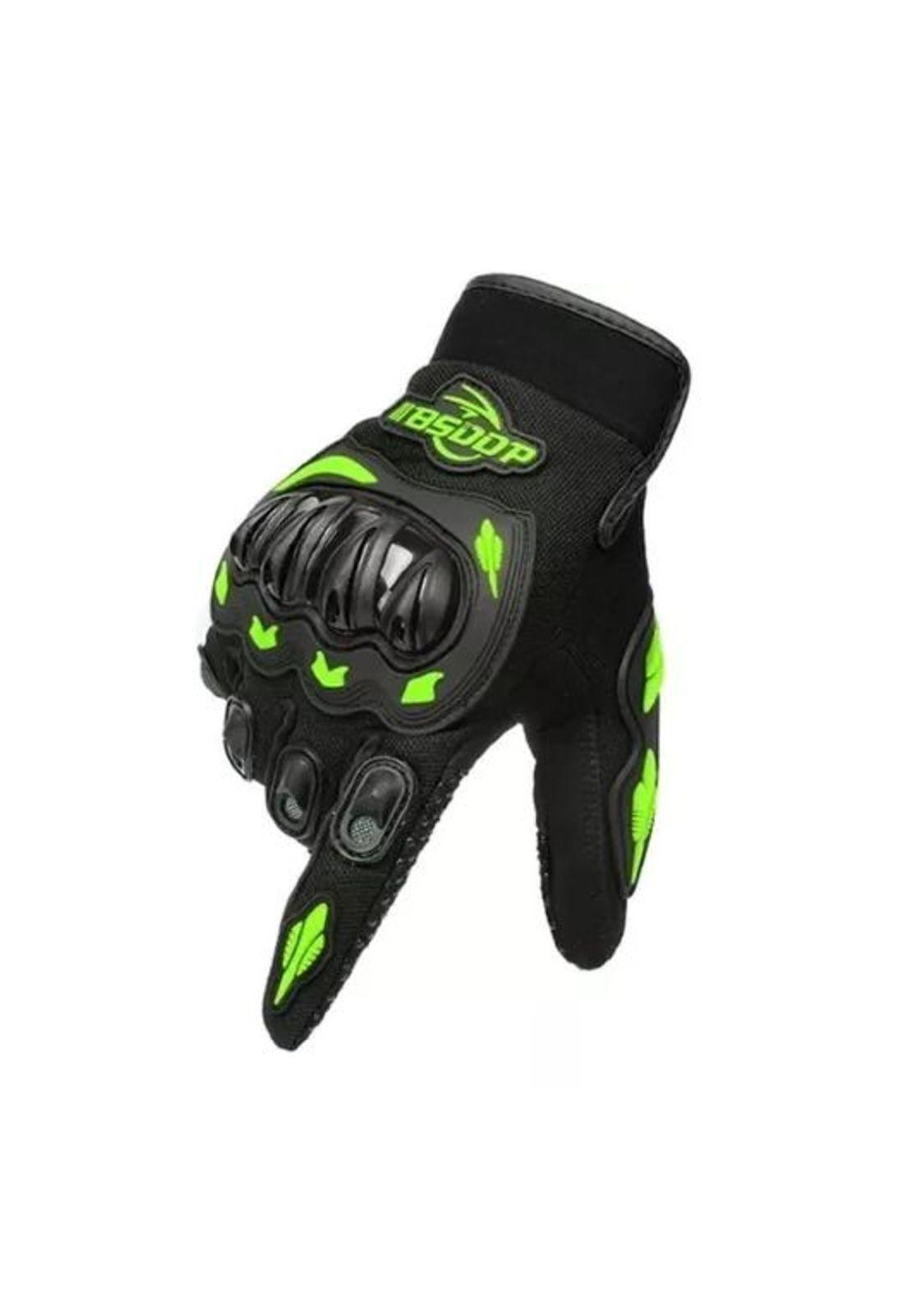 Guantes para Moto - Protección Invierno Impermeables Ciclismo Color Verde Talla L-1