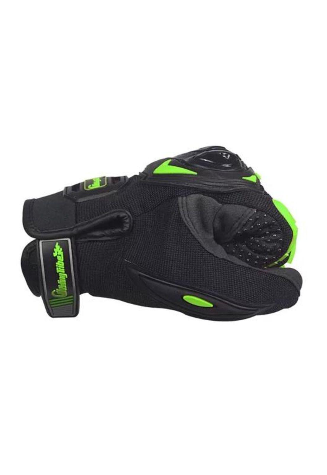 Guantes para Moto - Protección Invierno Impermeables Ciclismo Color Verde Talla L-3