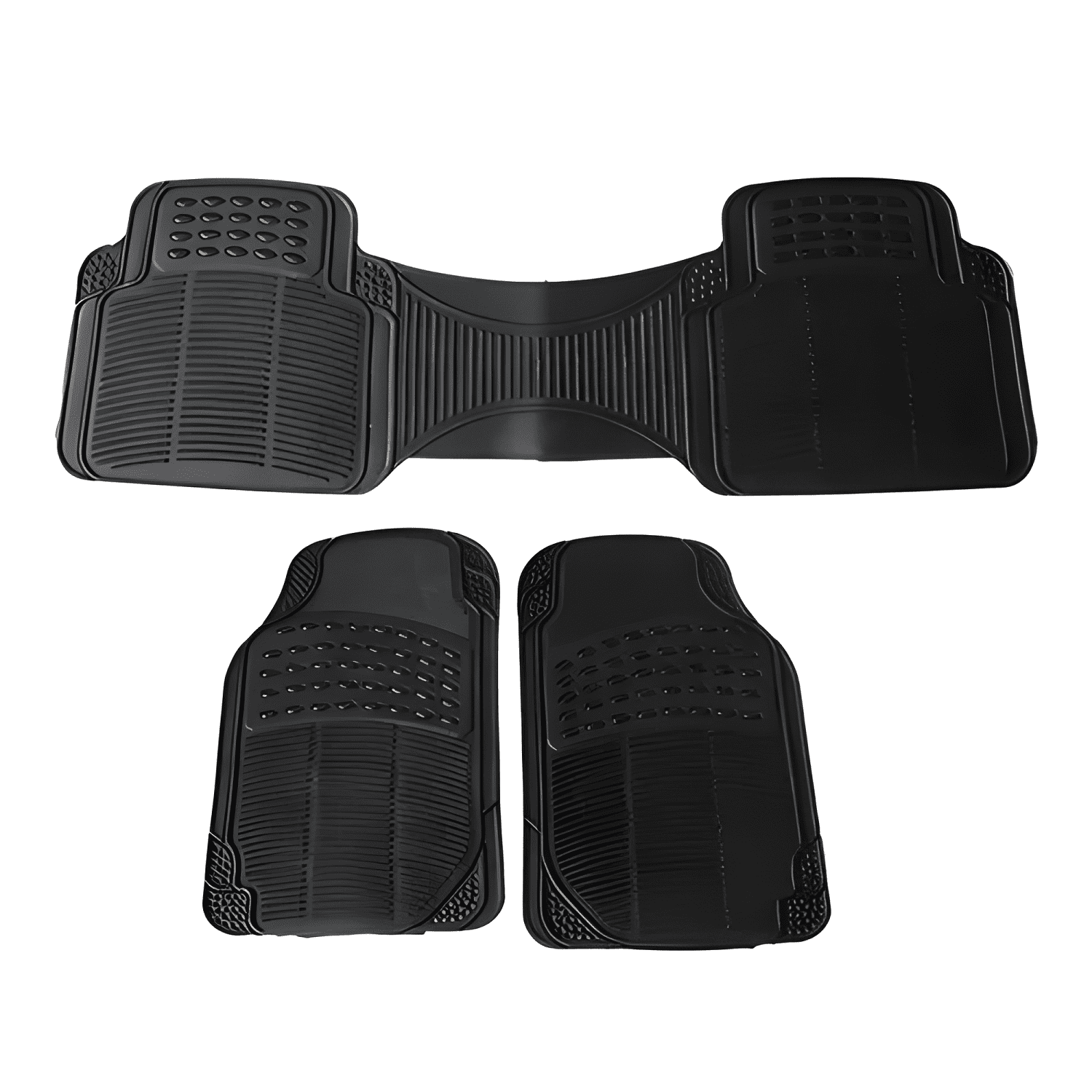 Set 3 Piezas Pisos Goma Vehículos Universal Auto-3