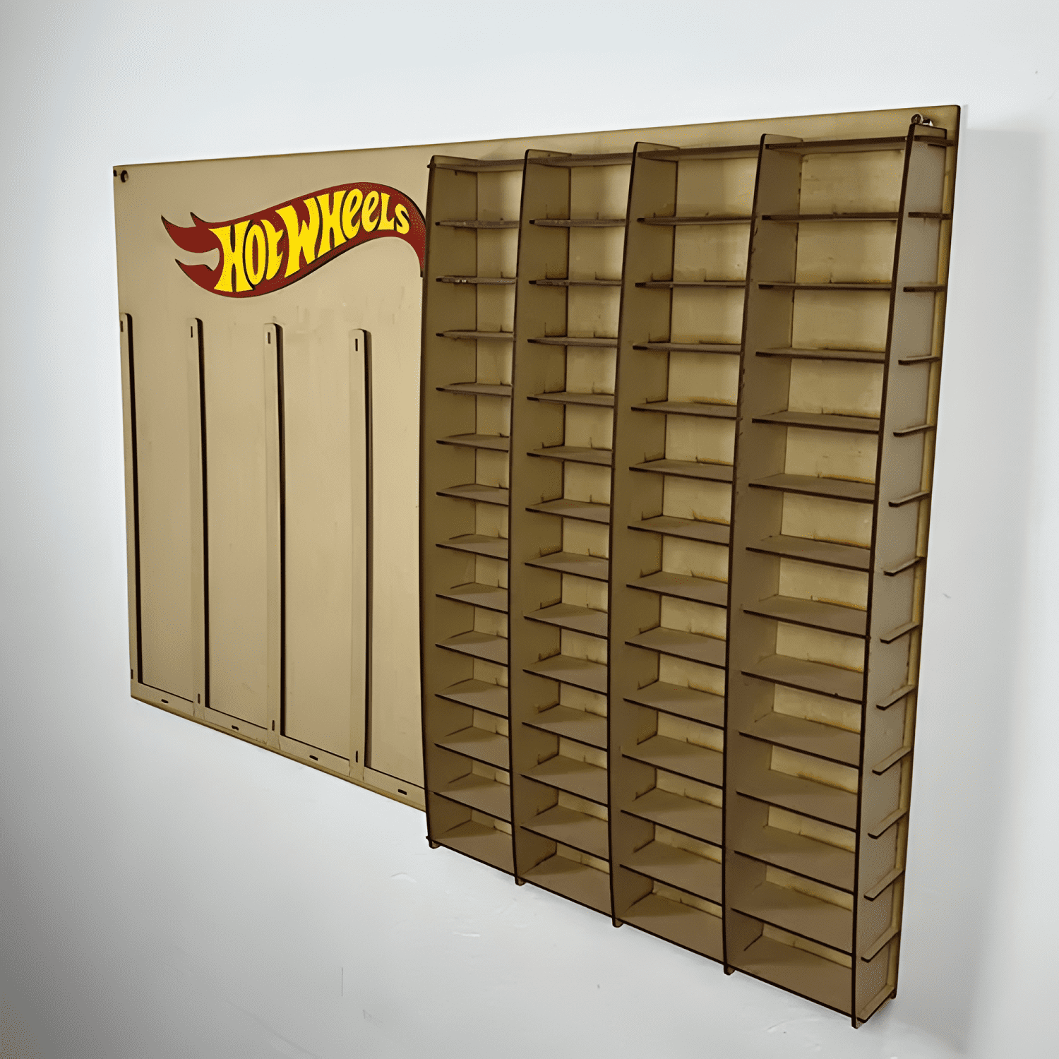 Exhibidor para autos Hot Wheels en blister y sueltos-3