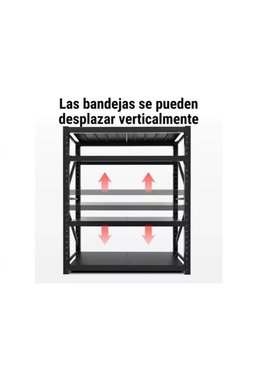 Estante Metálico Laru Racks 200x60x200cm 1200kg Heavy Duty-2