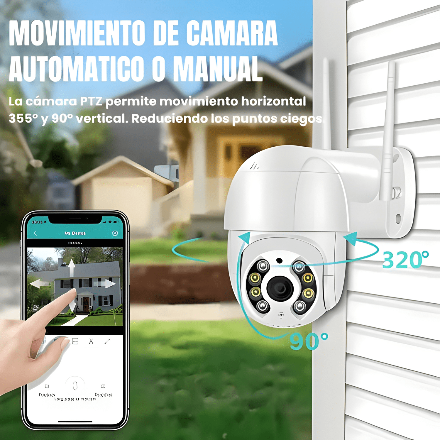 Camara Seguridad Exterior Yoosee Wifi 2mp Bazuca Negro-2