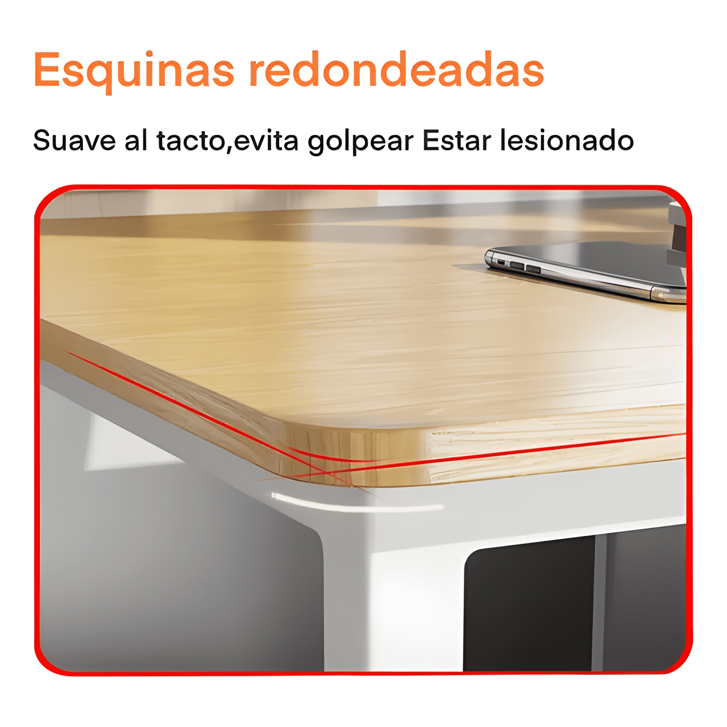 Any hogar escritorio pata metal oficina cajon 100x50x74.5cm-1