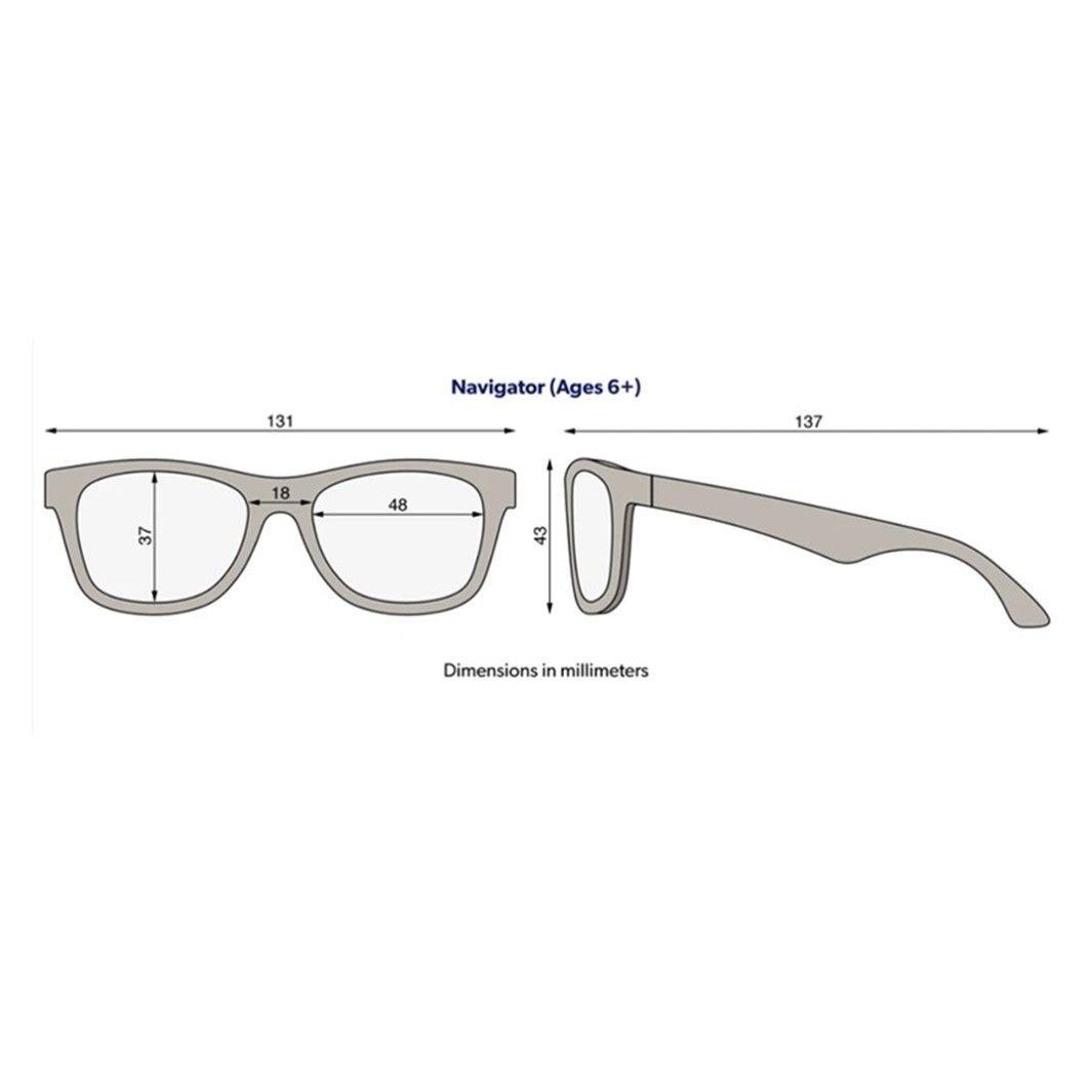 Babiators Lentes De Sol Navigators Jet Black 6+ años-3