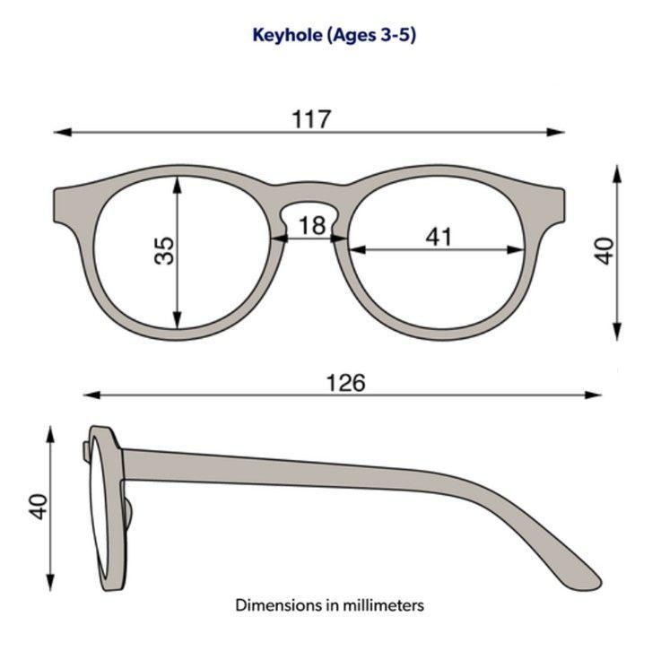 Babiators Lentes De Sol Keyhole Jet Black 3-5 años-4