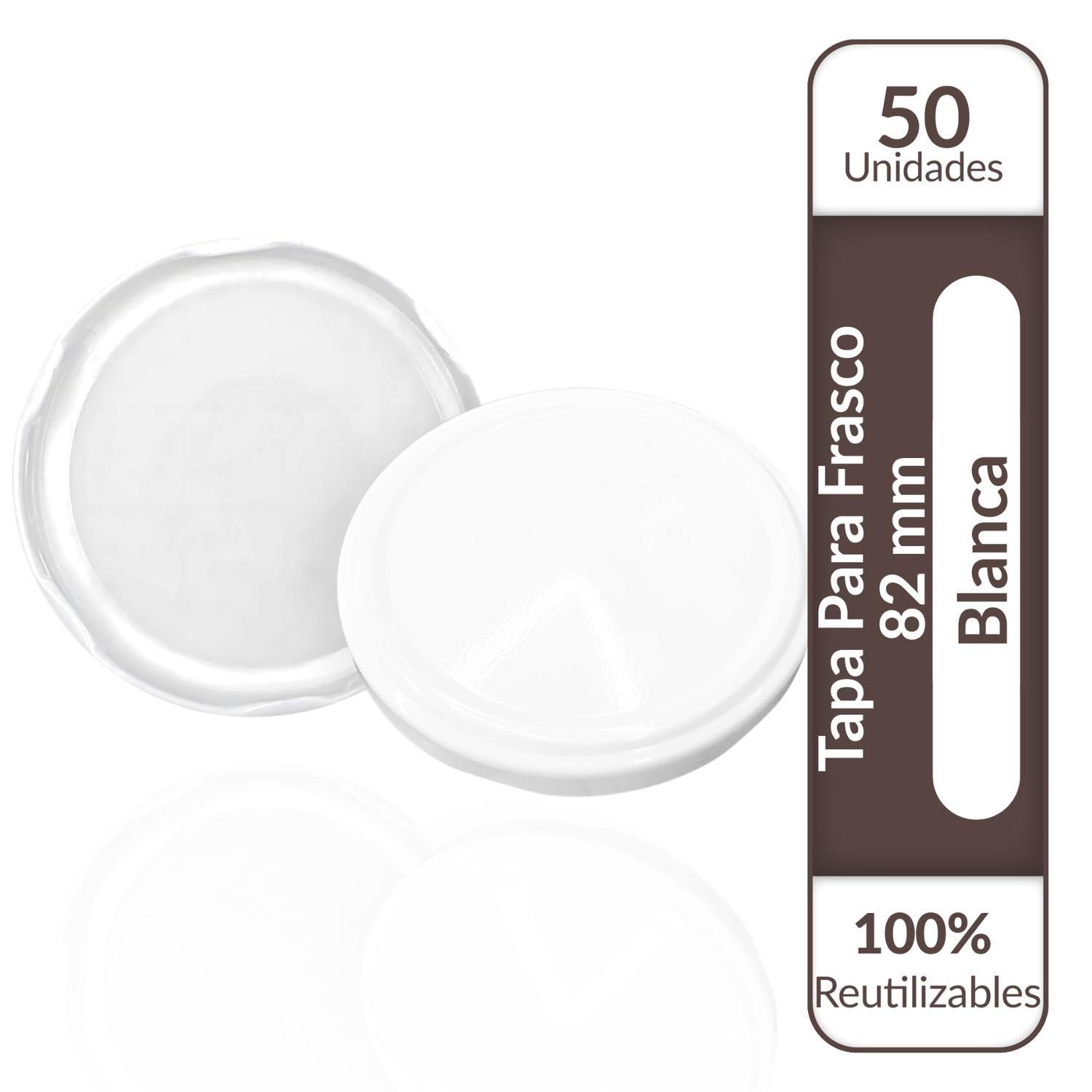 Pack 50 Unidades Tapa De 82mm Para Frasco Conservero-1