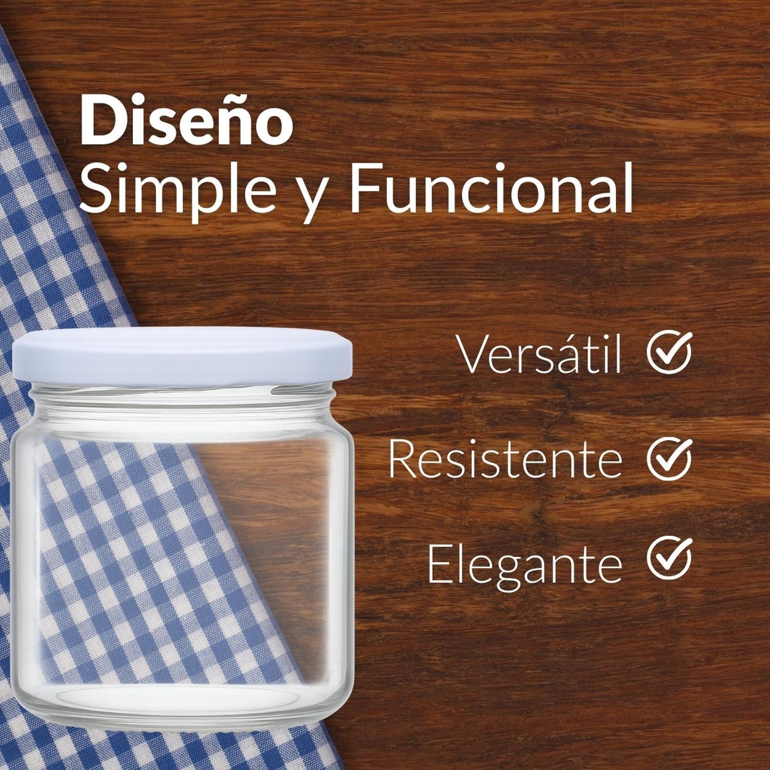 Frasco Conservero 460 Cc Con Tapa Metálica Pack 18 Unidades-6