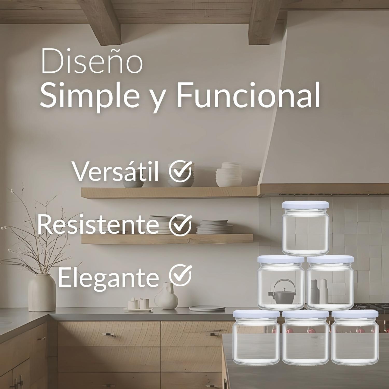 Frasco Conservero 460 Cc Con Tapa Metálica Pack 24 Unidades-5