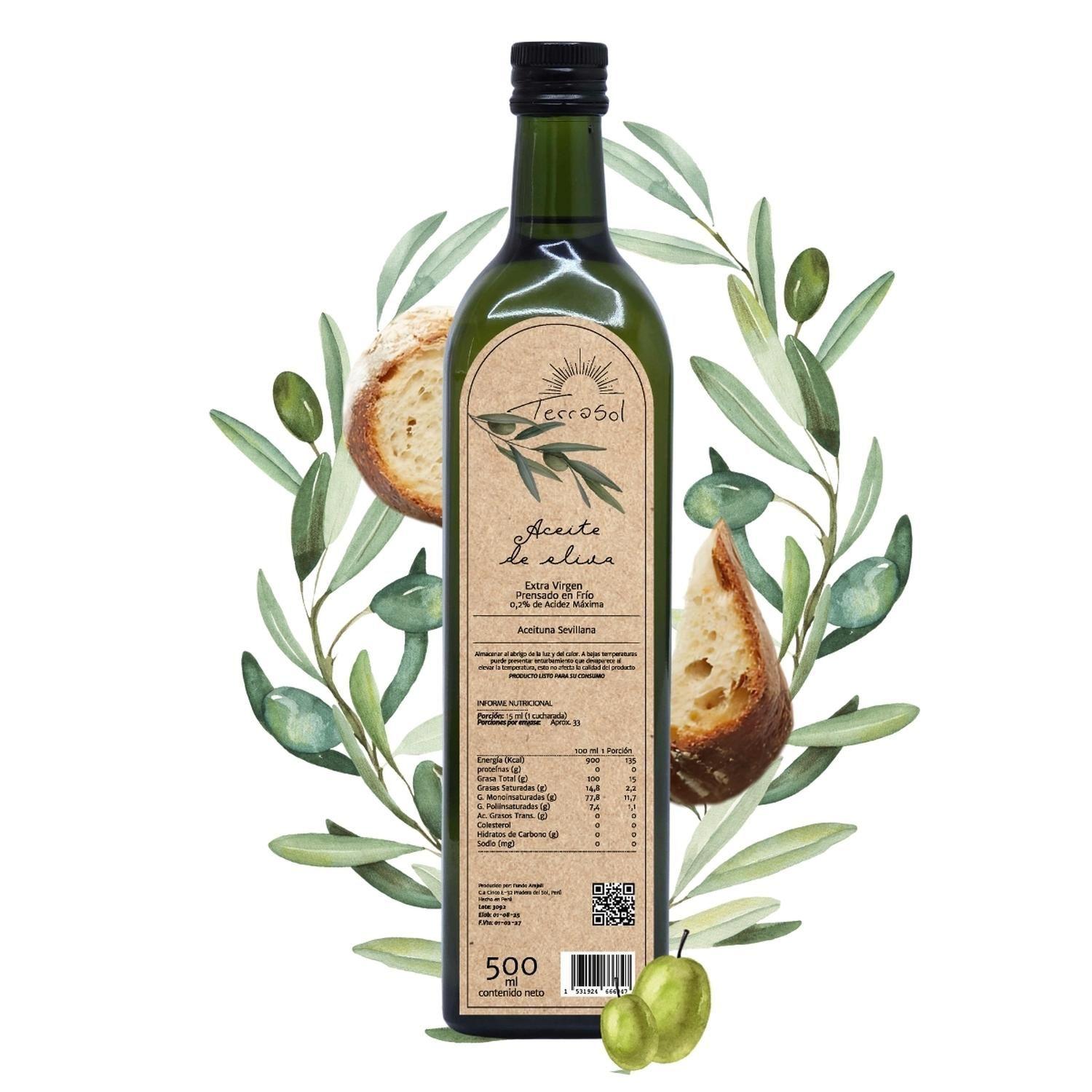 Aceite de Oliva Extra Virgen Terrasol 500ml-0