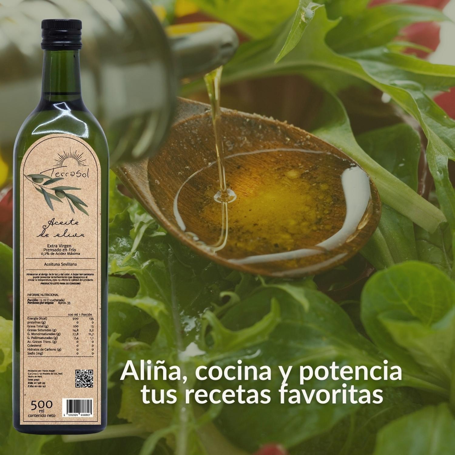 Aceite de Oliva Extra Virgen Terrasol 500ml-4