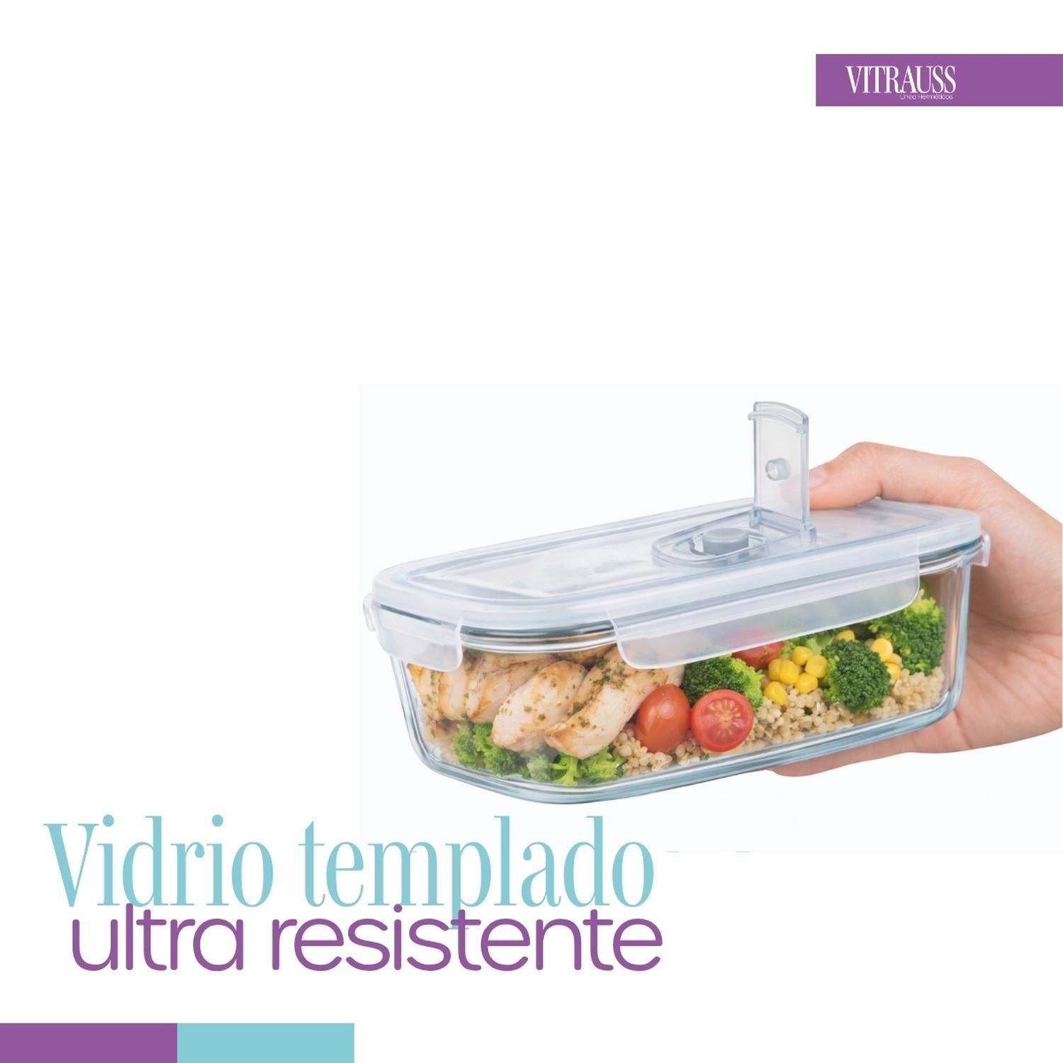 7 Taper Contenedores Herméticos Vidrio Templado Vitrauss-3