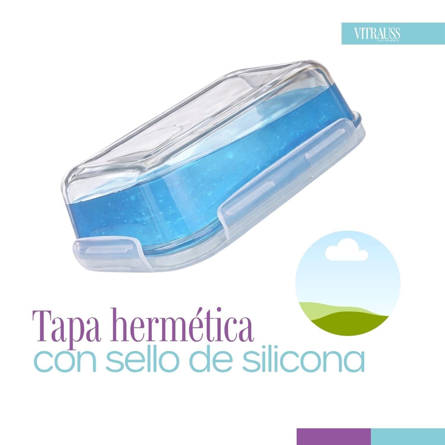 7 Taper Contenedores Herméticos Vidrio Templado Vitrauss-4