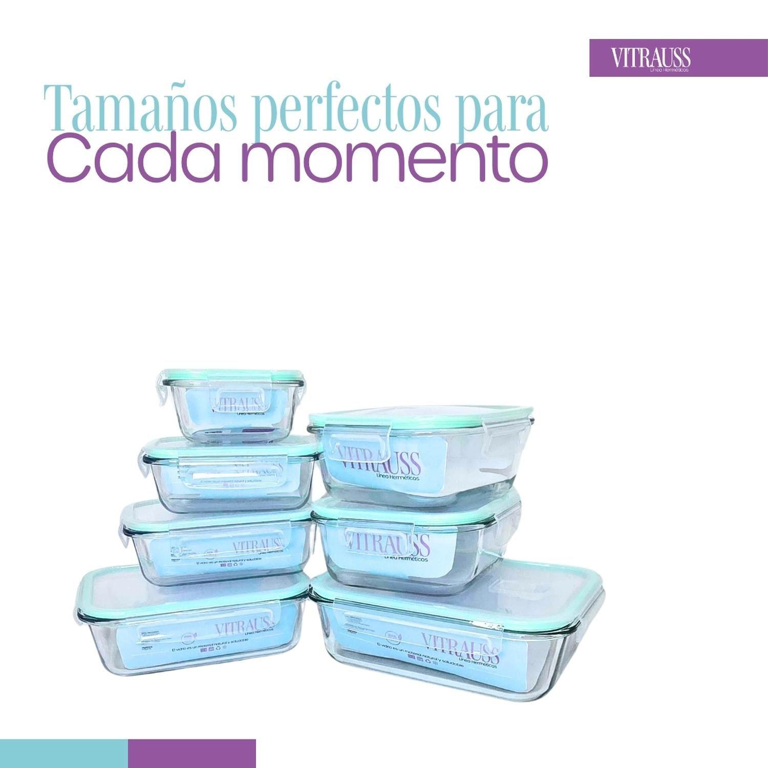 7 Taper Contenedores Herméticos Vidrio Templado Vitrauss-5