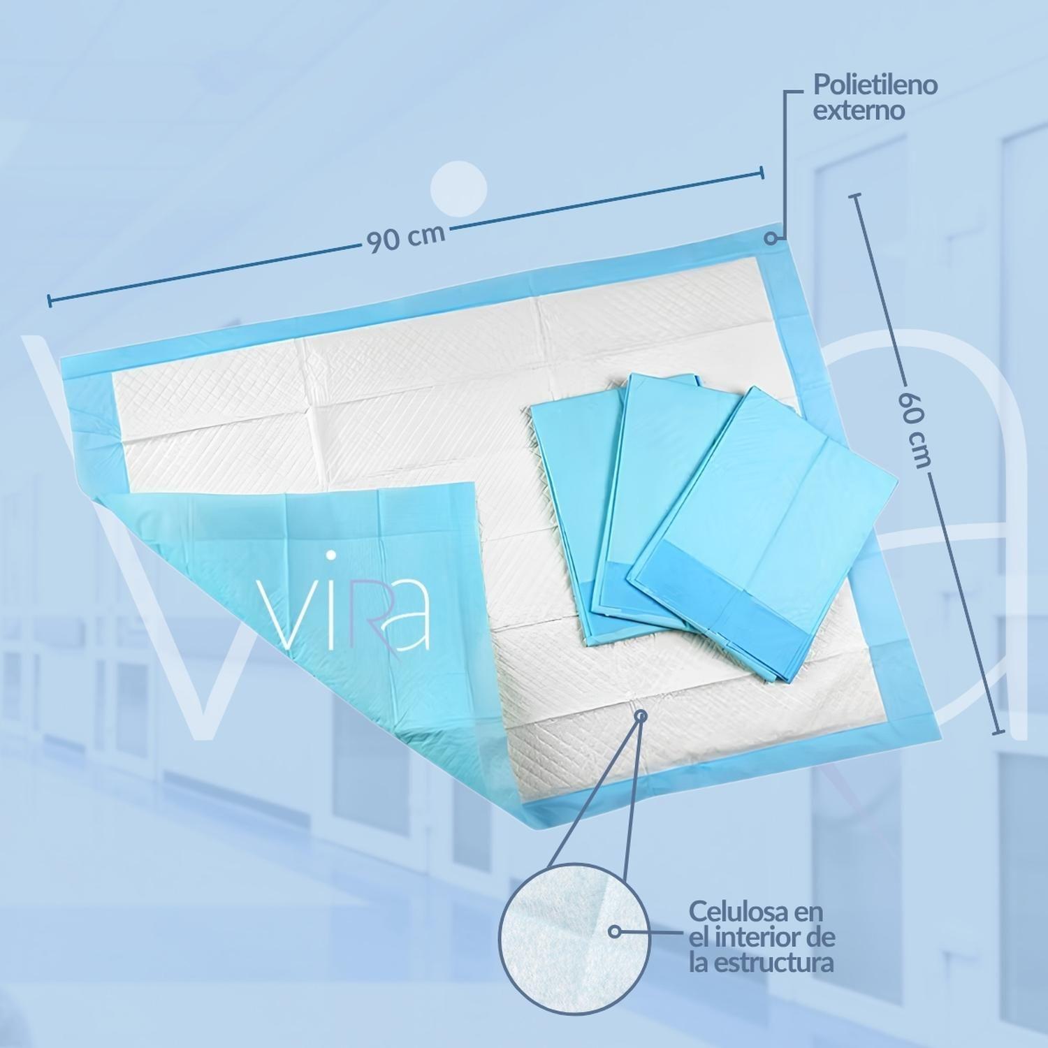 320 Pañales para Adulto Sabanillas Protector Cama 60x90 viRa-3