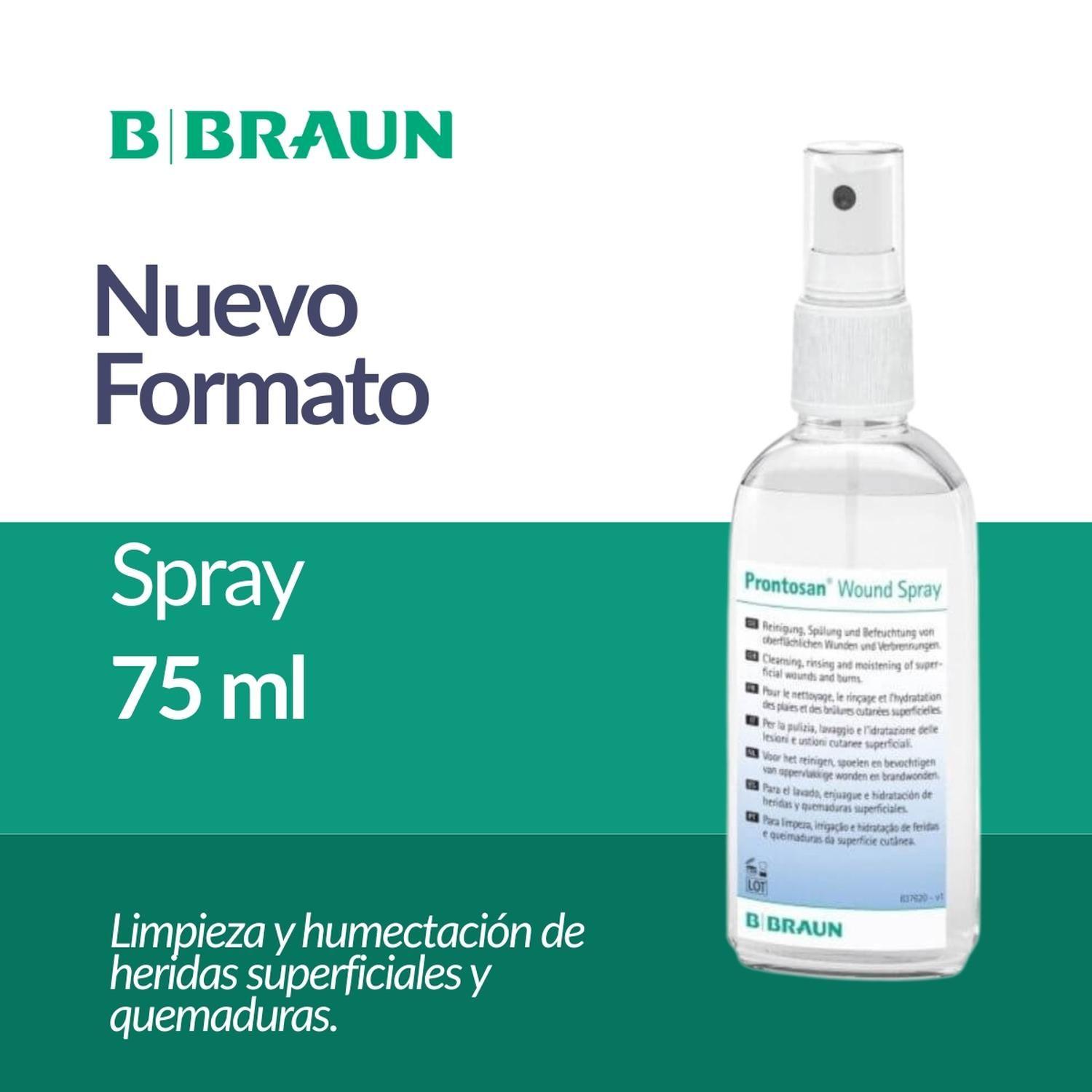 Prontosan Spray Solución Limpiadora Lavado De Heridas 75ml-7