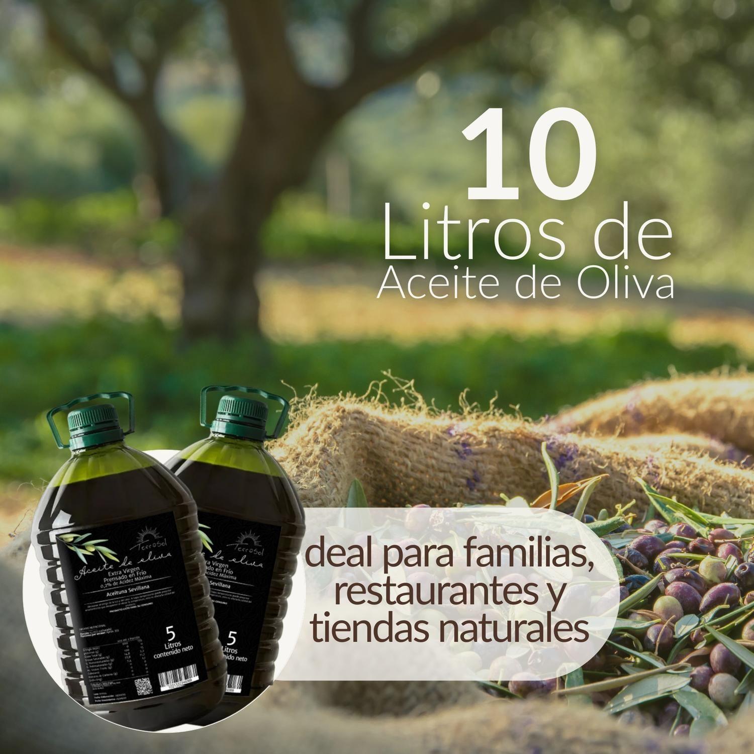 Aceite de Oliva Bidones Terrasol 2 x 5L (total 10 litros)-3