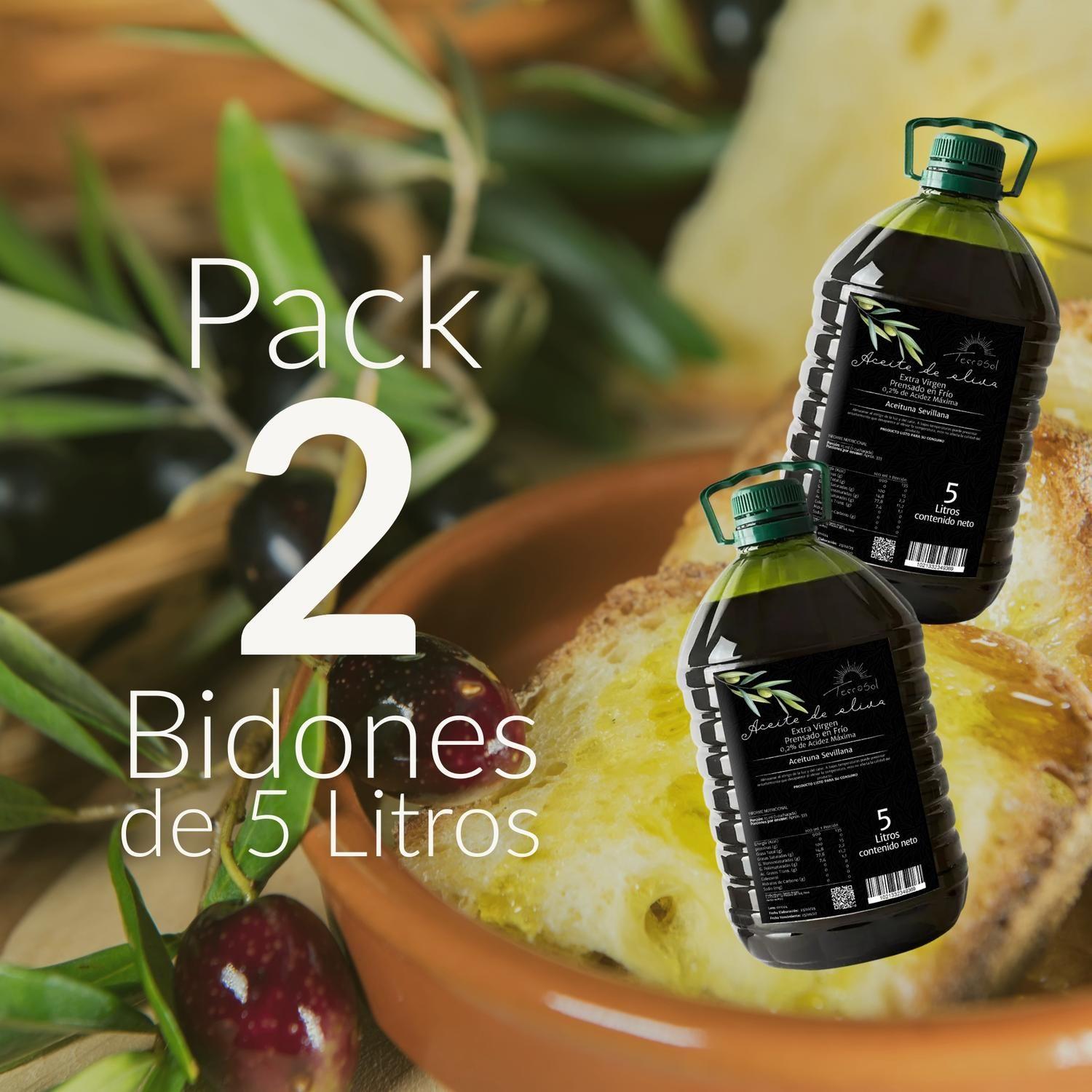 Aceite de Oliva Bidones Terrasol 2 x 5L (total 10 litros)-5